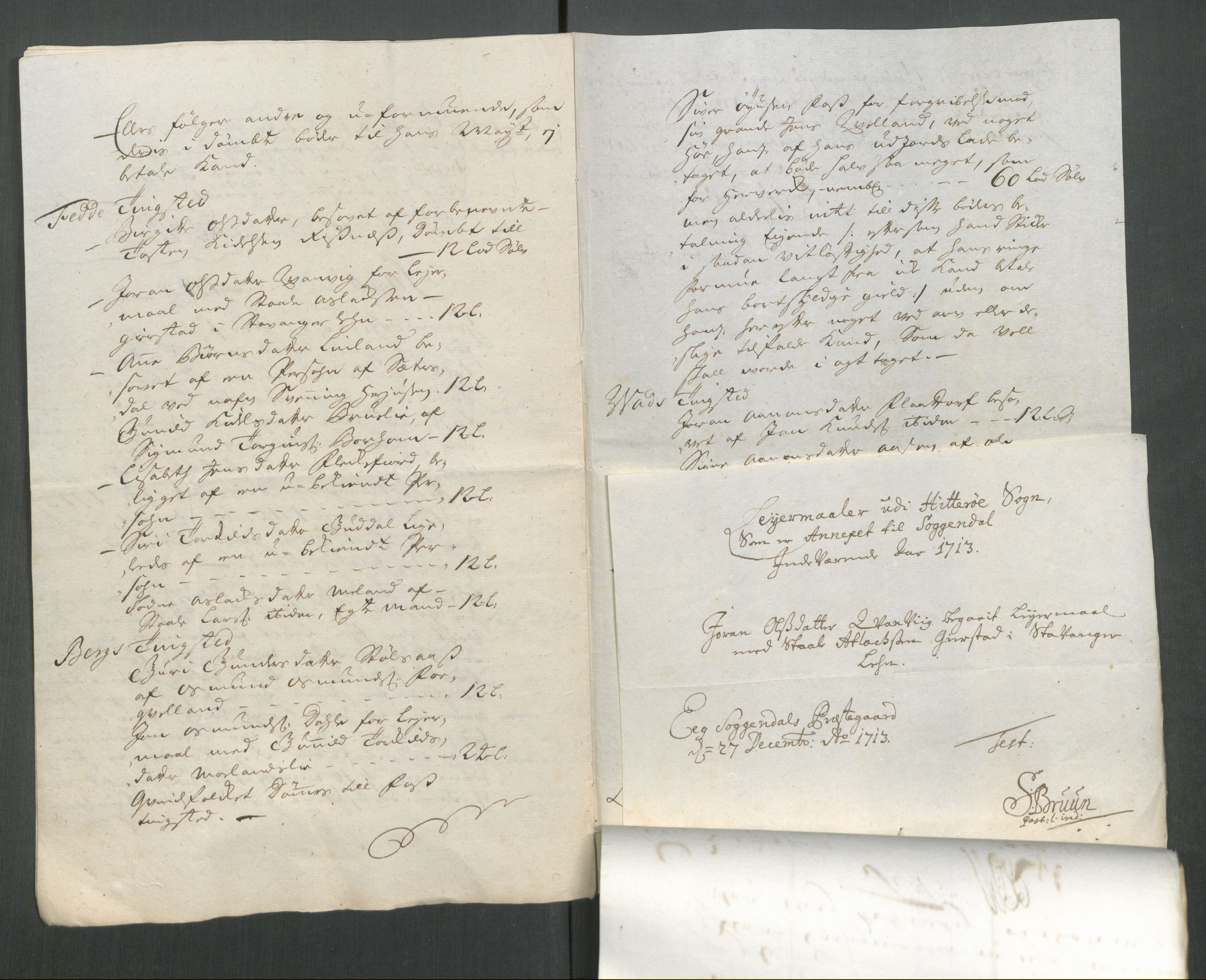 Rentekammeret inntil 1814, Reviderte regnskaper, Fogderegnskap, AV/RA-EA-4092/R43/L2556: Fogderegnskap Lista og Mandal, 1713, p. 377