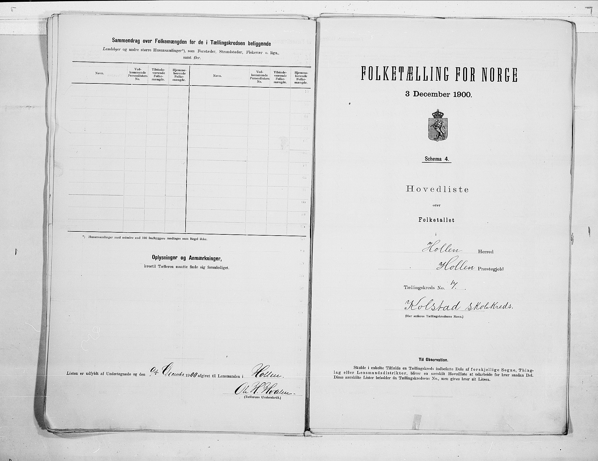 SAKO, 1900 census for Holla, 1900, p. 18