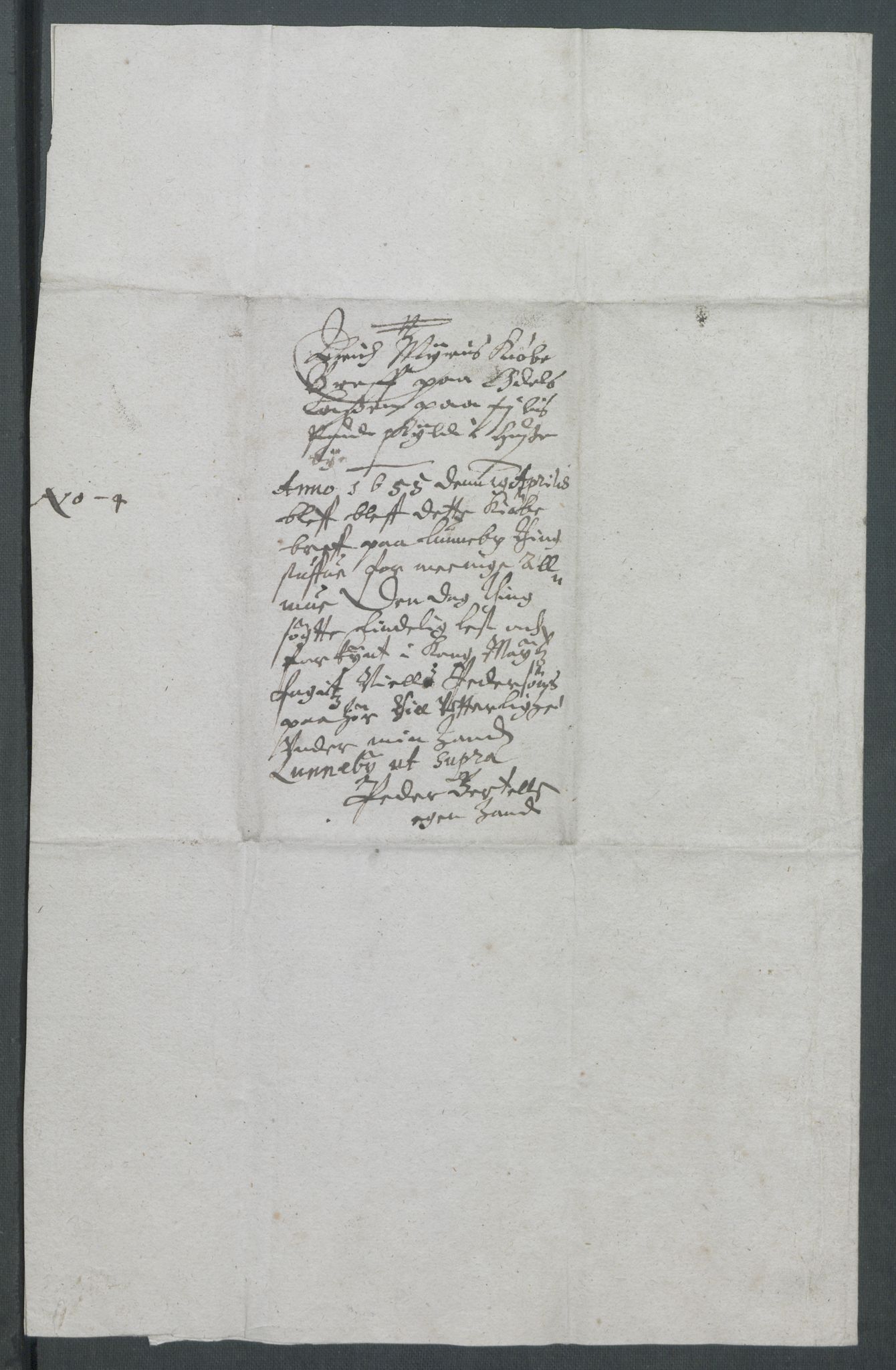 Riksarkivets diplomsamling, AV/RA-EA-5965/F02/L0166: Dokumenter, 1654-1656, p. 106