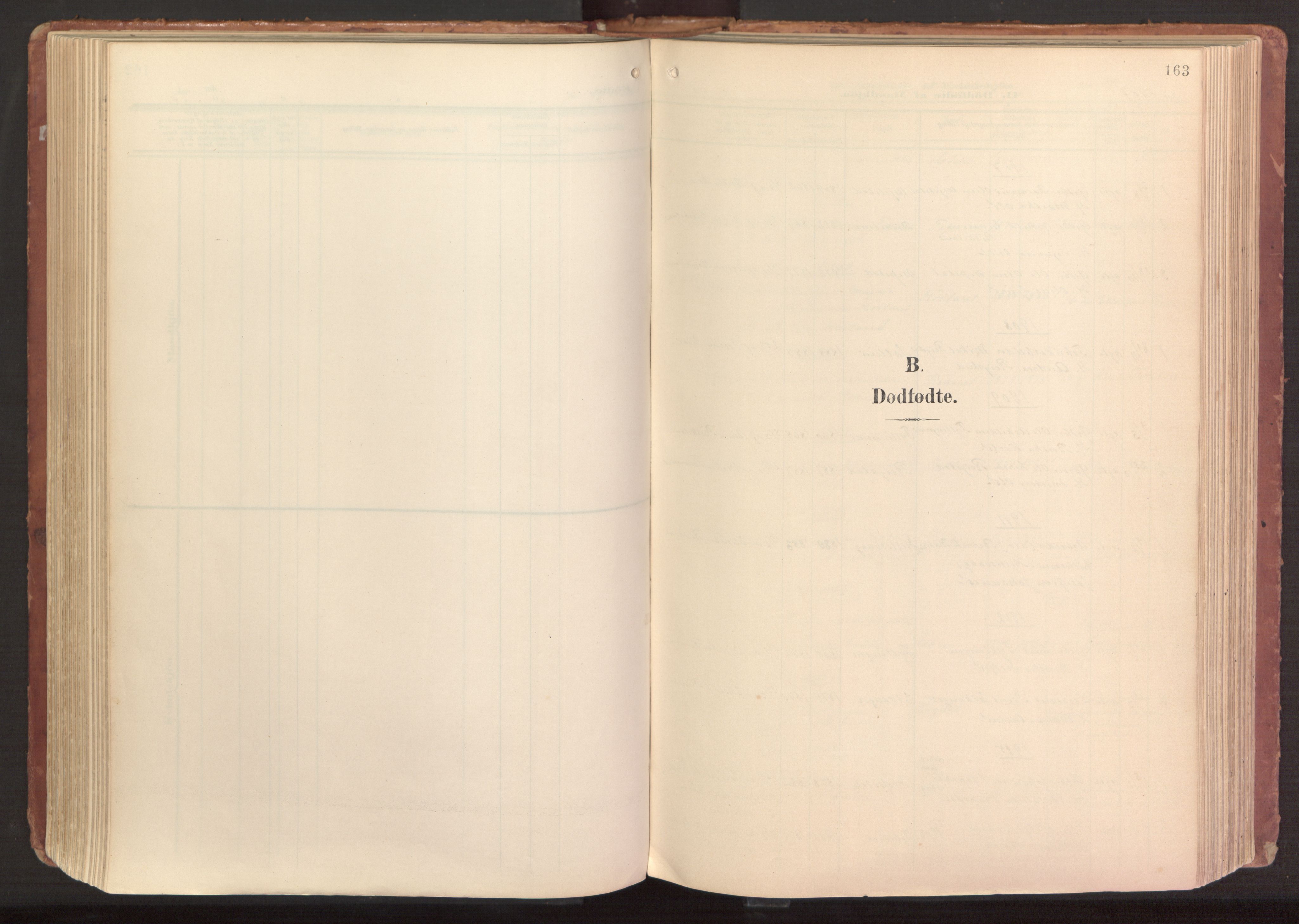 Hamre sokneprestembete, SAB/A-75501/H/Ha/Haa/Haab/L0002: Parish register (official) no. B 2, 1905-1924, p. 163