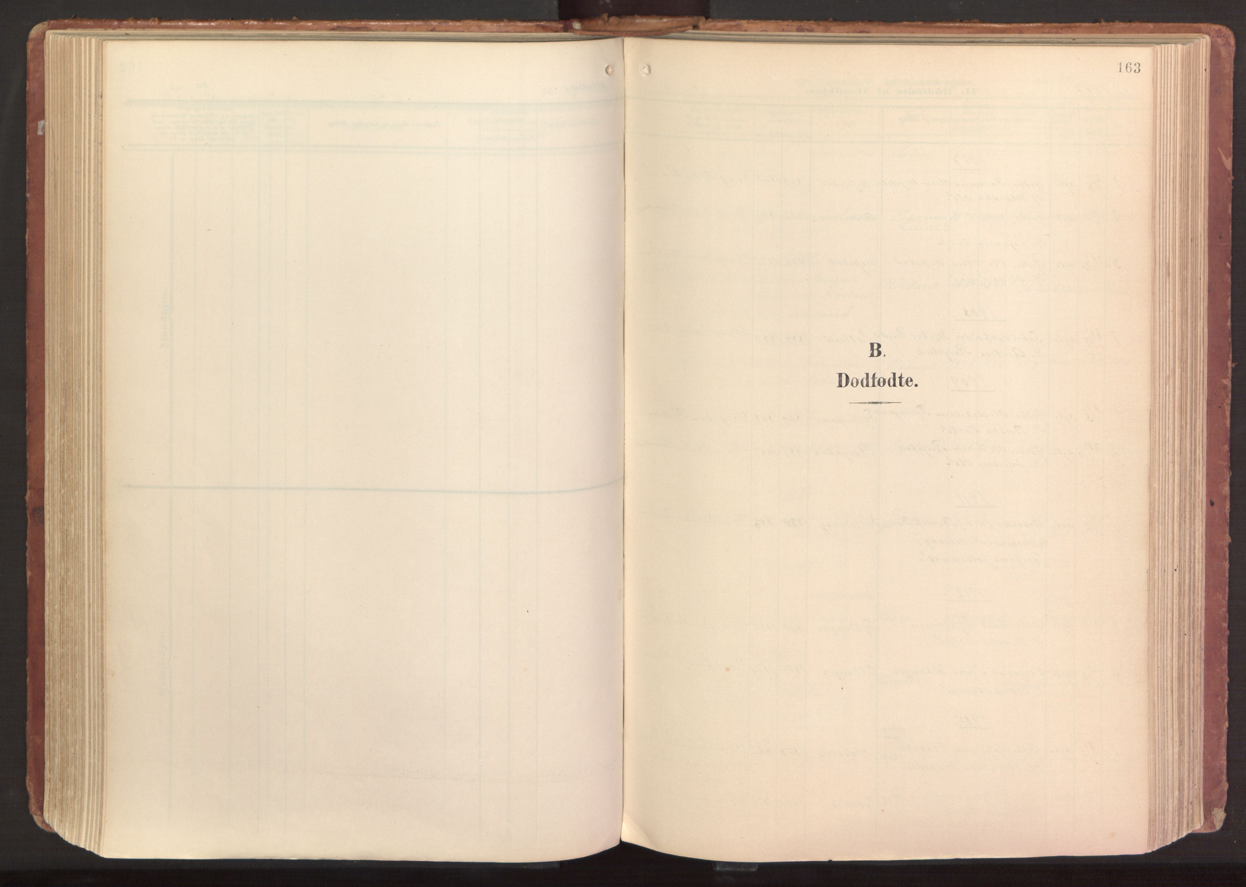 Hamre sokneprestembete, AV/SAB-A-75501/H/Ha/Haa/Haab/L0002: Parish register (official) no. B 2, 1905-1924, p. 163