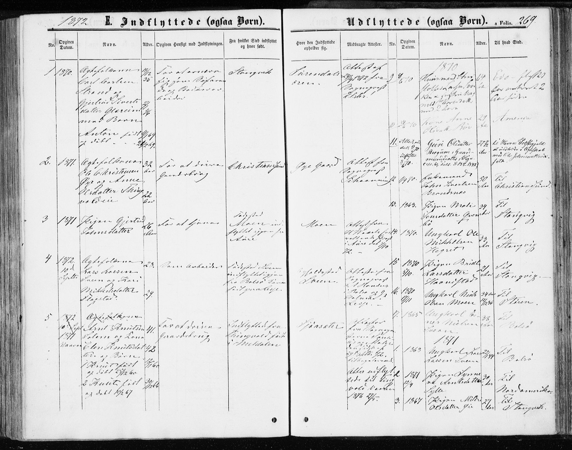 Ministerialprotokoller, klokkerbøker og fødselsregistre - Møre og Romsdal, AV/SAT-A-1454/595/L1045: Parish register (official) no. 595A07, 1863-1873, p. 269