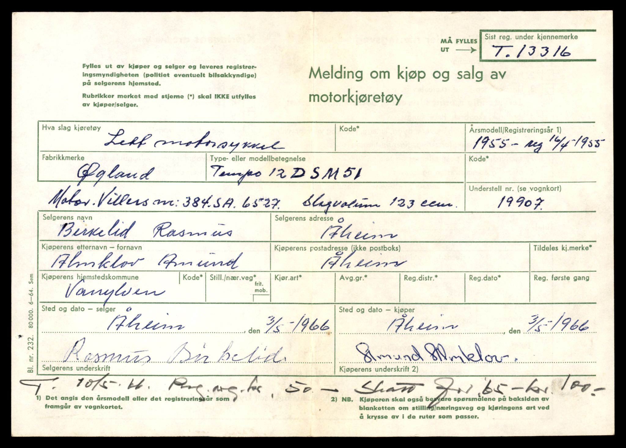 Møre og Romsdal vegkontor - Ålesund trafikkstasjon, AV/SAT-A-4099/F/Fe/L0038: Registreringskort for kjøretøy T 13180 - T 13360, 1927-1998, p. 2275