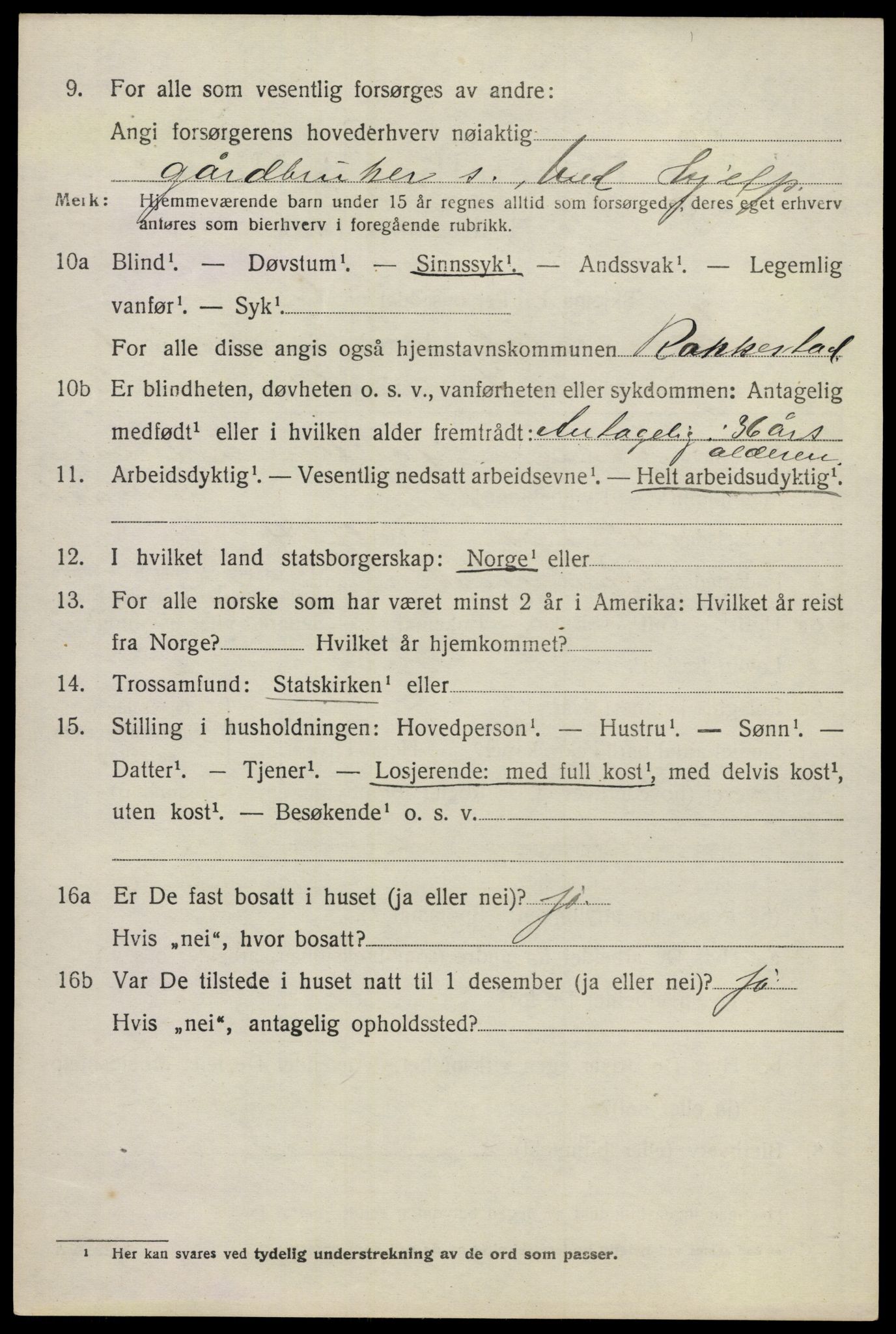 SAO, 1920 census for Nannestad, 1920, p. 1642