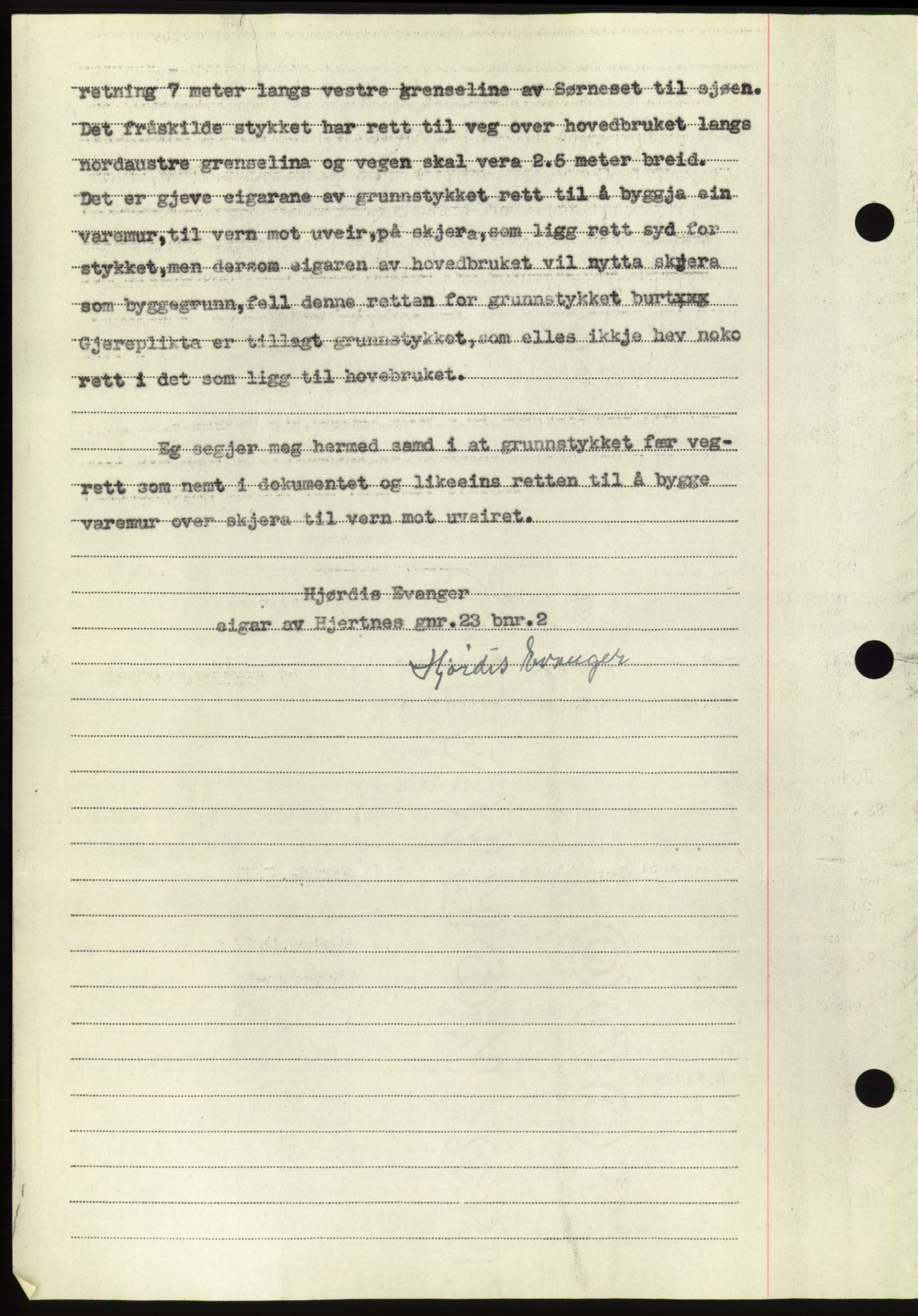 Søre Sunnmøre sorenskriveri, AV/SAT-A-4122/1/2/2C/L0083: Mortgage book no. 9A, 1948-1949, Diary no: : 123/1949