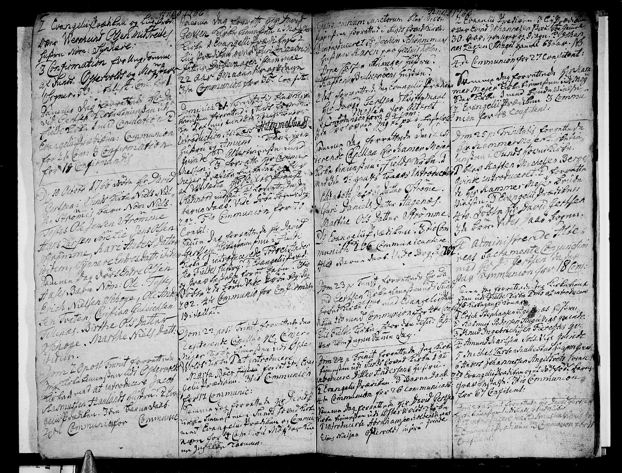 Sund sokneprestembete, AV/SAB-A-99930: Parish register (official) no. A 3, 1740-1769