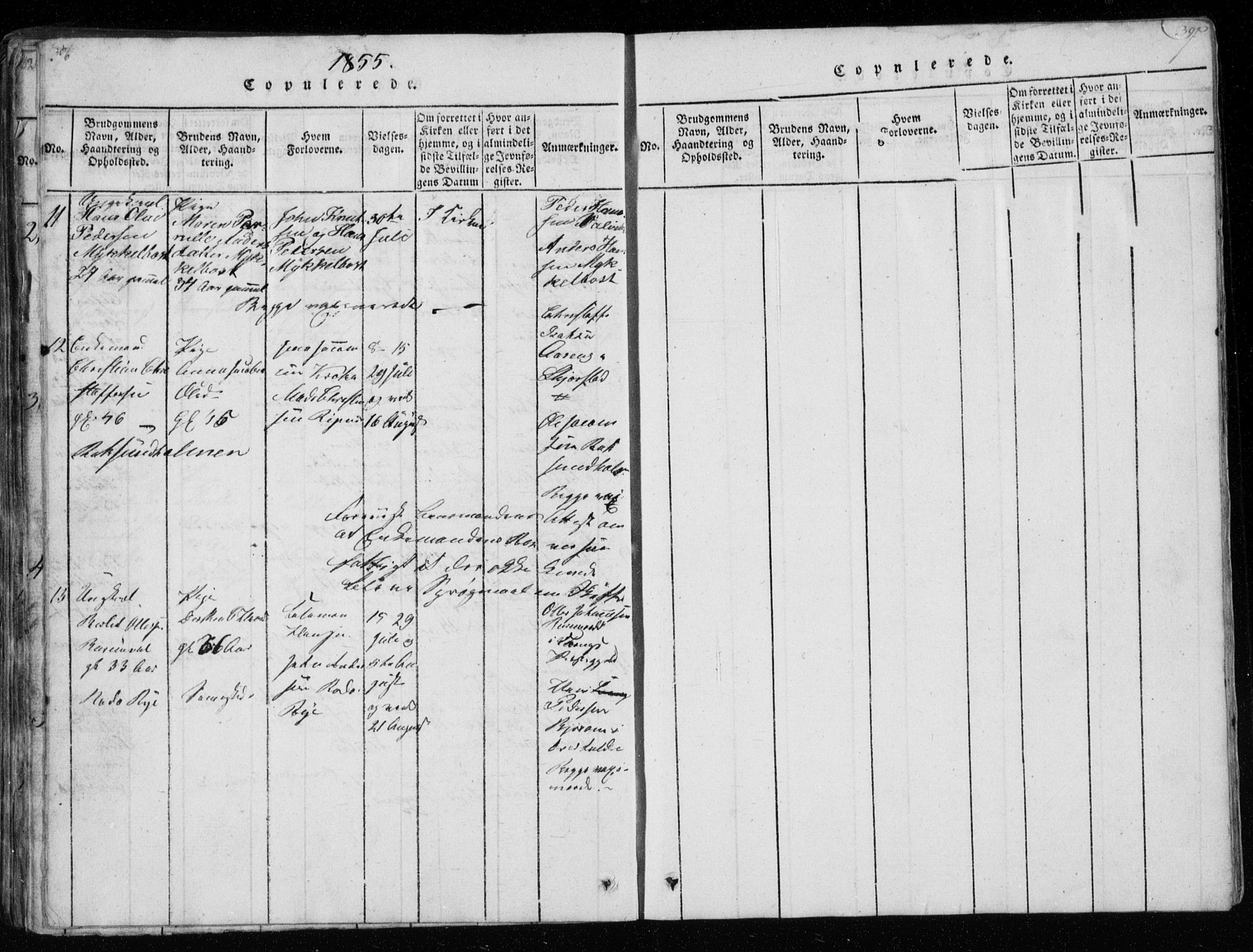 Ministerialprotokoller, klokkerbøker og fødselsregistre - Nordland, AV/SAT-A-1459/801/L0026: Parish register (copy) no. 801C01, 1820-1855, p. 396-397