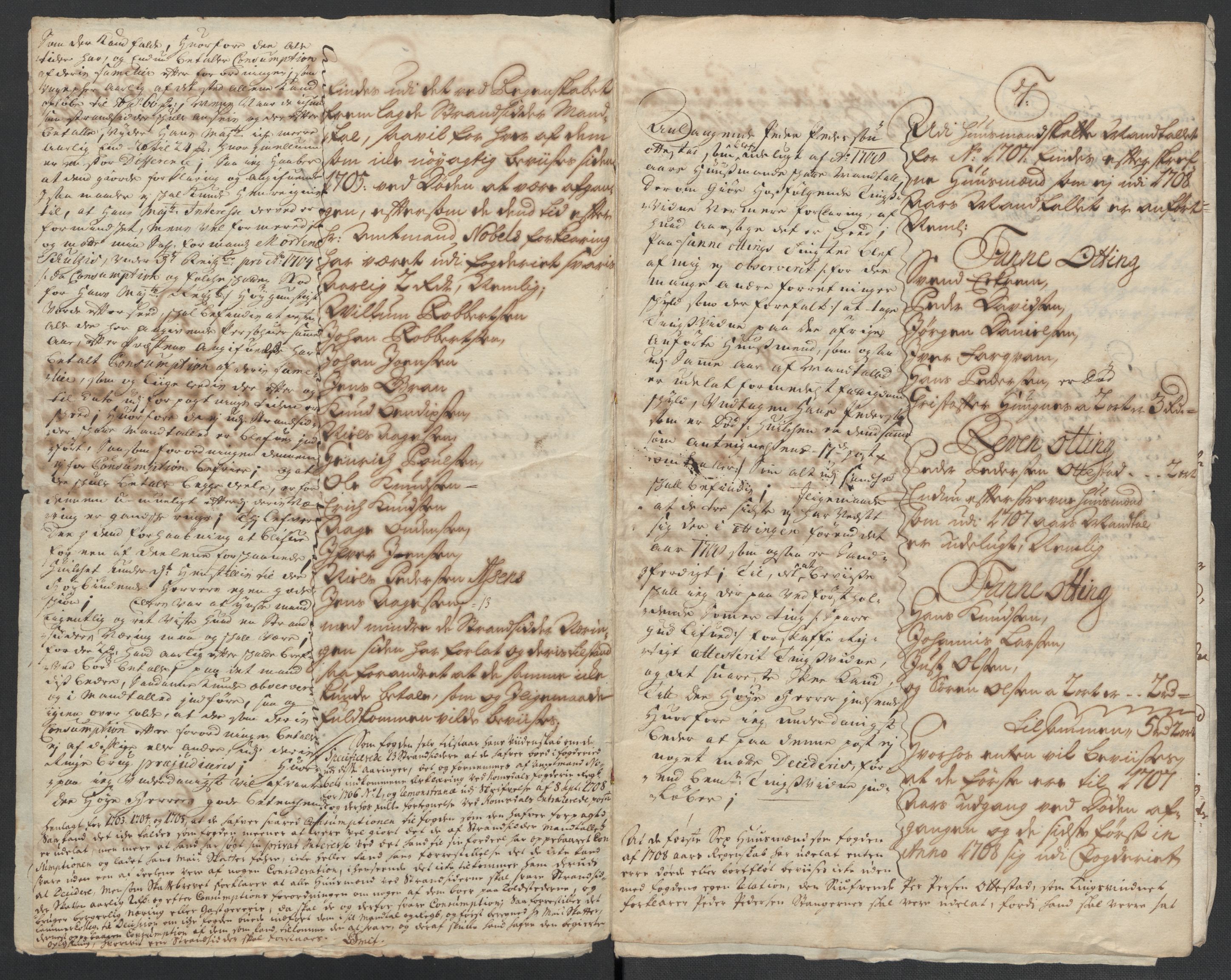 Rentekammeret inntil 1814, Reviderte regnskaper, Fogderegnskap, AV/RA-EA-4092/R55/L3658: Fogderegnskap Romsdal, 1707-1708, p. 349