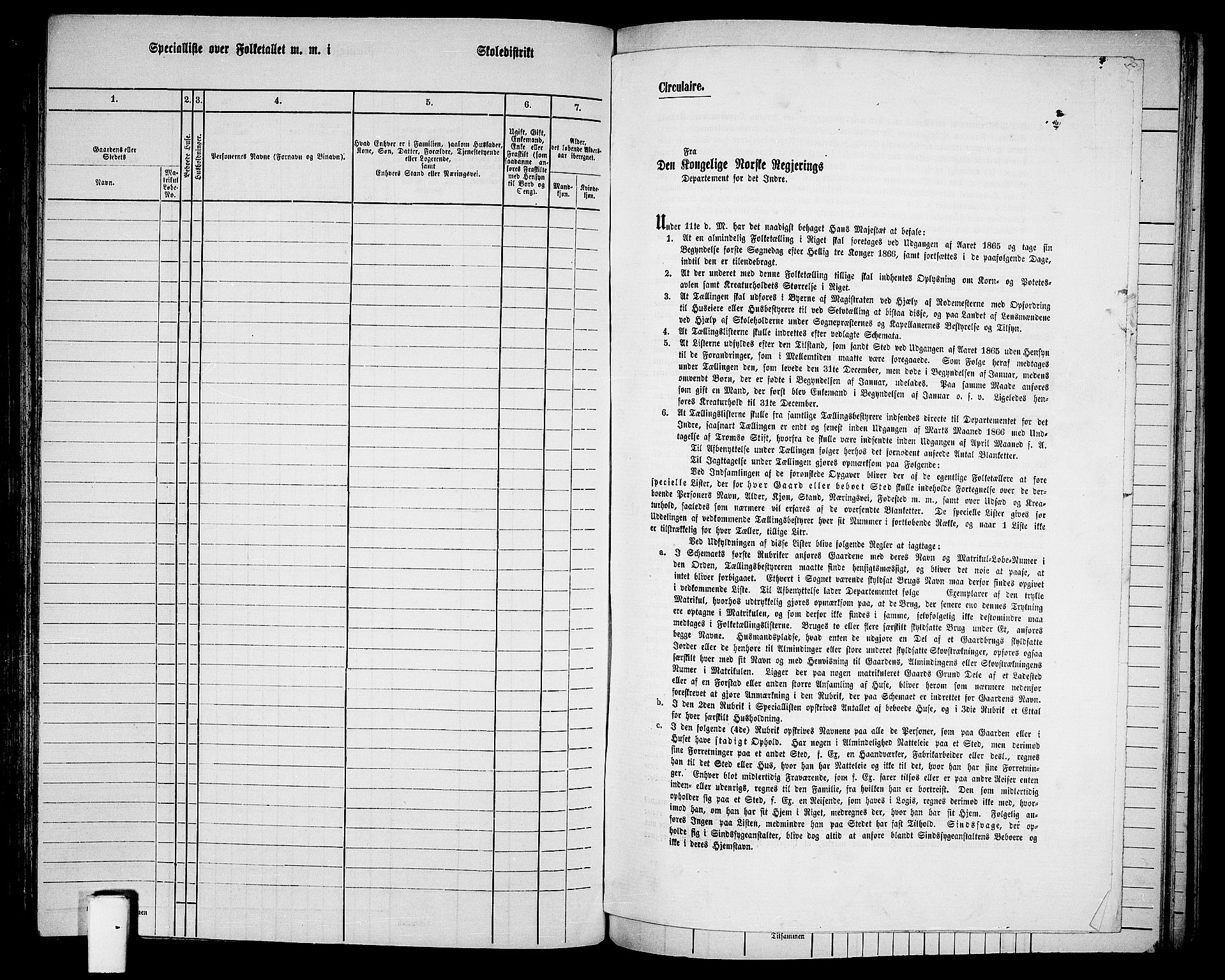 RA, 1865 census for Vanse/Vanse og Farsund, 1865, p. 174