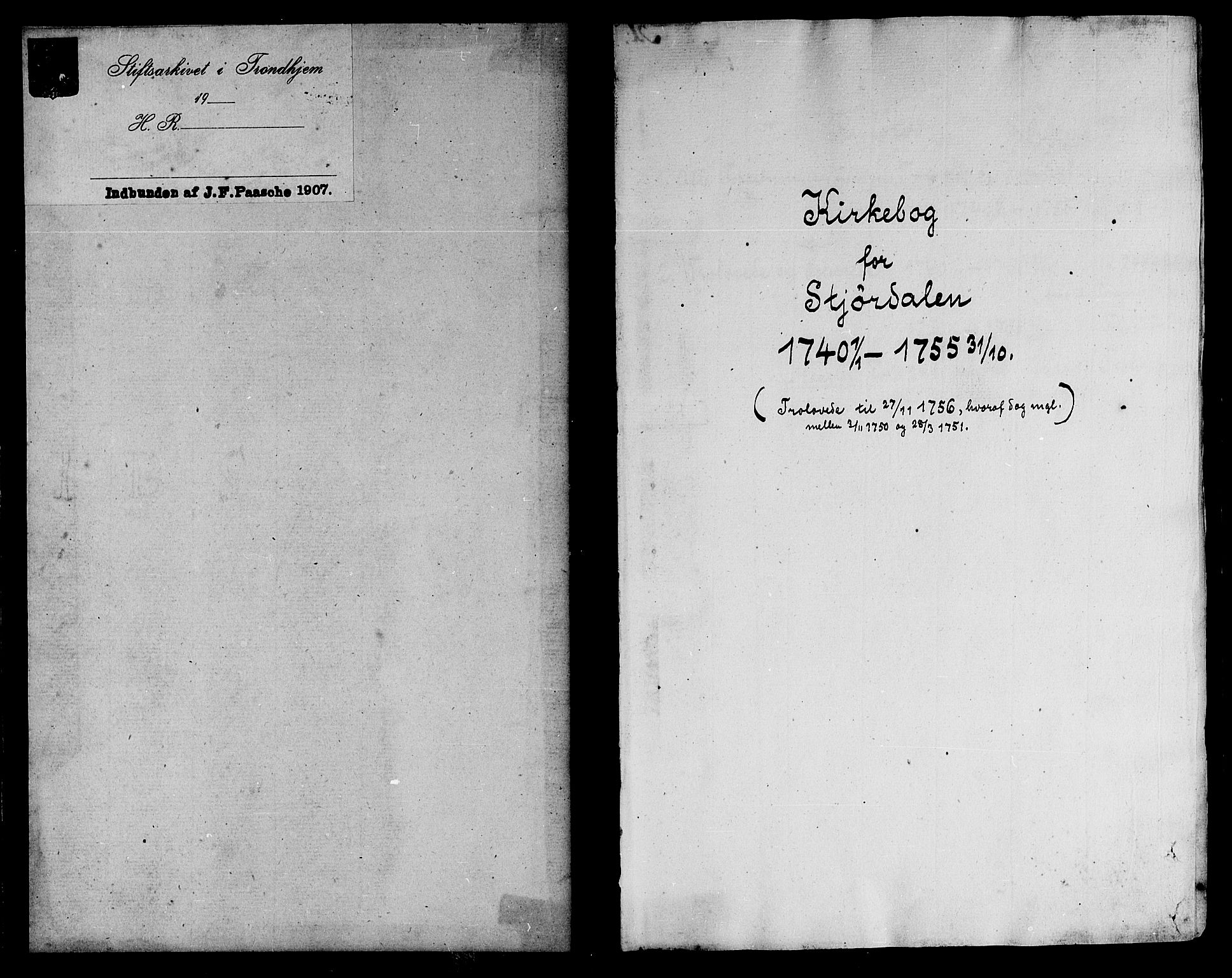 Ministerialprotokoller, klokkerbøker og fødselsregistre - Nord-Trøndelag, SAT/A-1458/709/L0056: Parish register (official) no. 709A04, 1740-1756