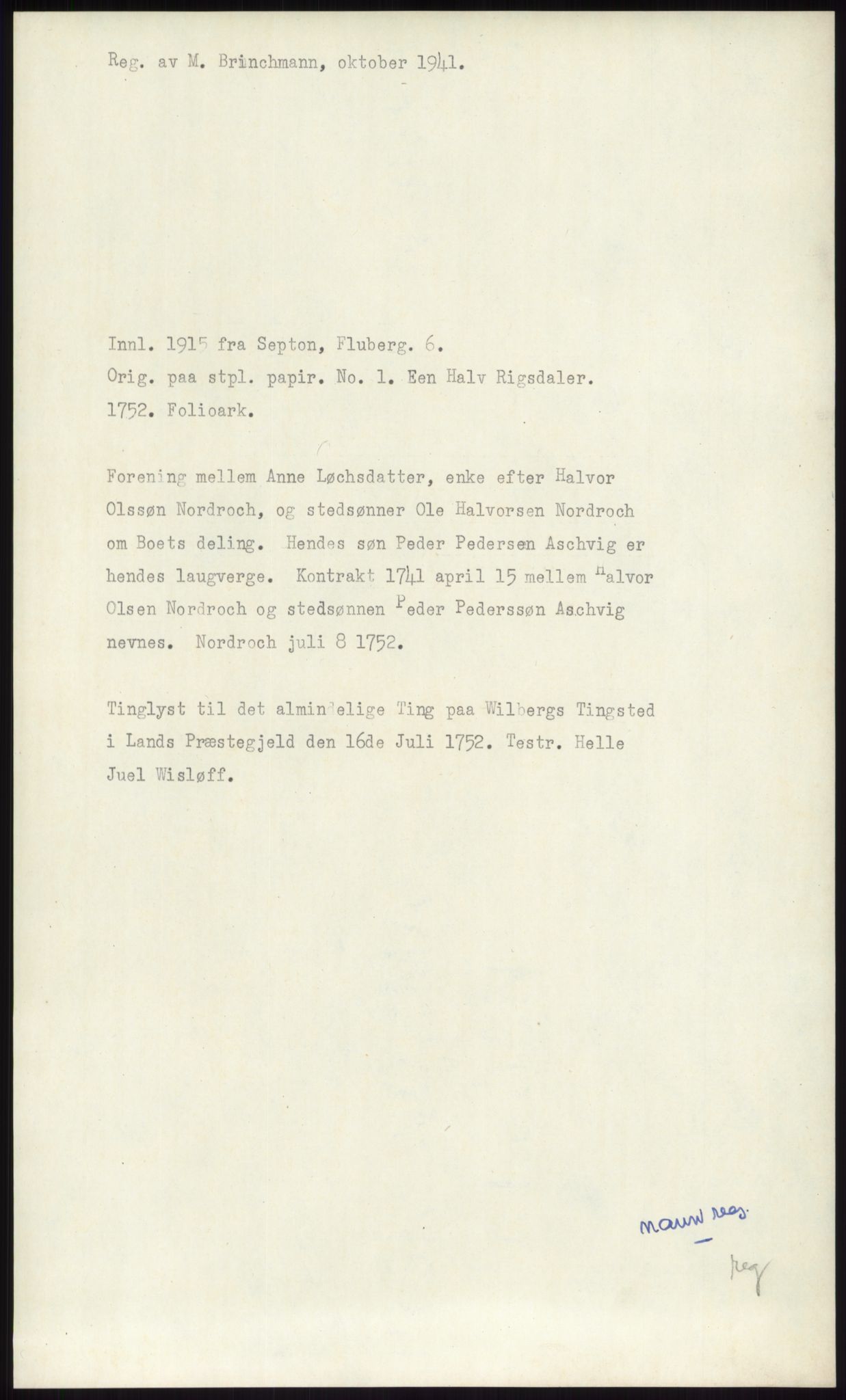 Samlinger til kildeutgivelse, Diplomavskriftsamlingen, AV/RA-EA-4053/H/Ha, p. 3559