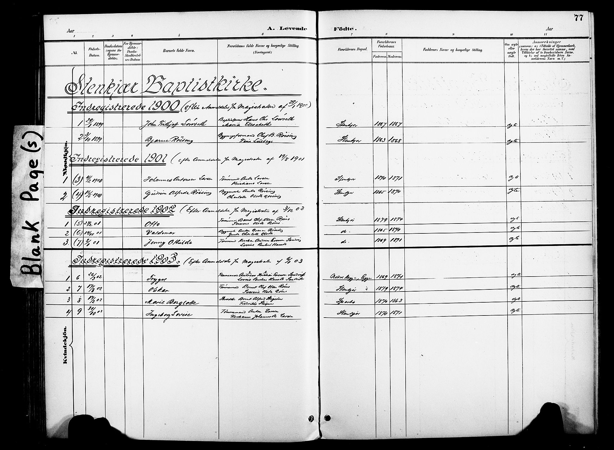 Ministerialprotokoller, klokkerbøker og fødselsregistre - Nord-Trøndelag, SAT/A-1458/739/L0372: Parish register (official) no. 739A04, 1895-1903, p. 77