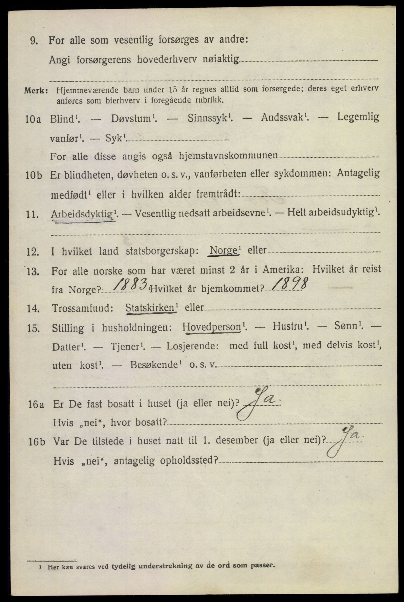 SAKO, 1920 census for Øvre Sandsvær, 1920, p. 4689