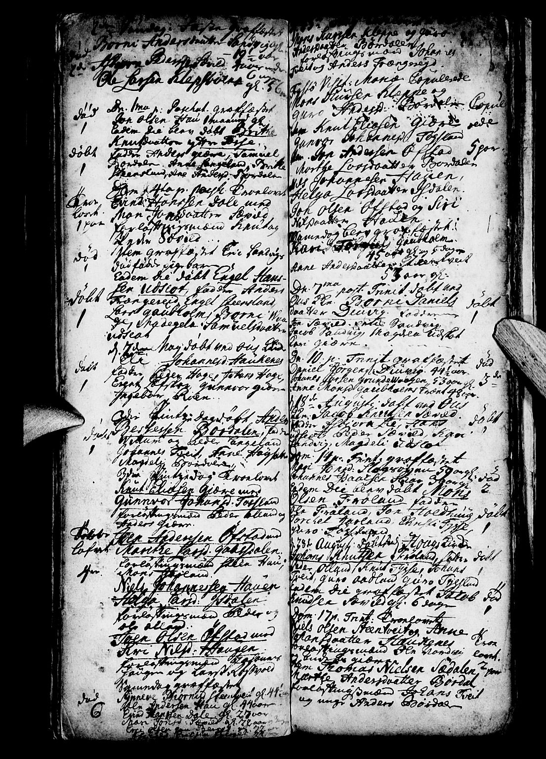 Os sokneprestembete, AV/SAB-A-99929: Parish register (official) no. A 4, 1669-1760, p. 86