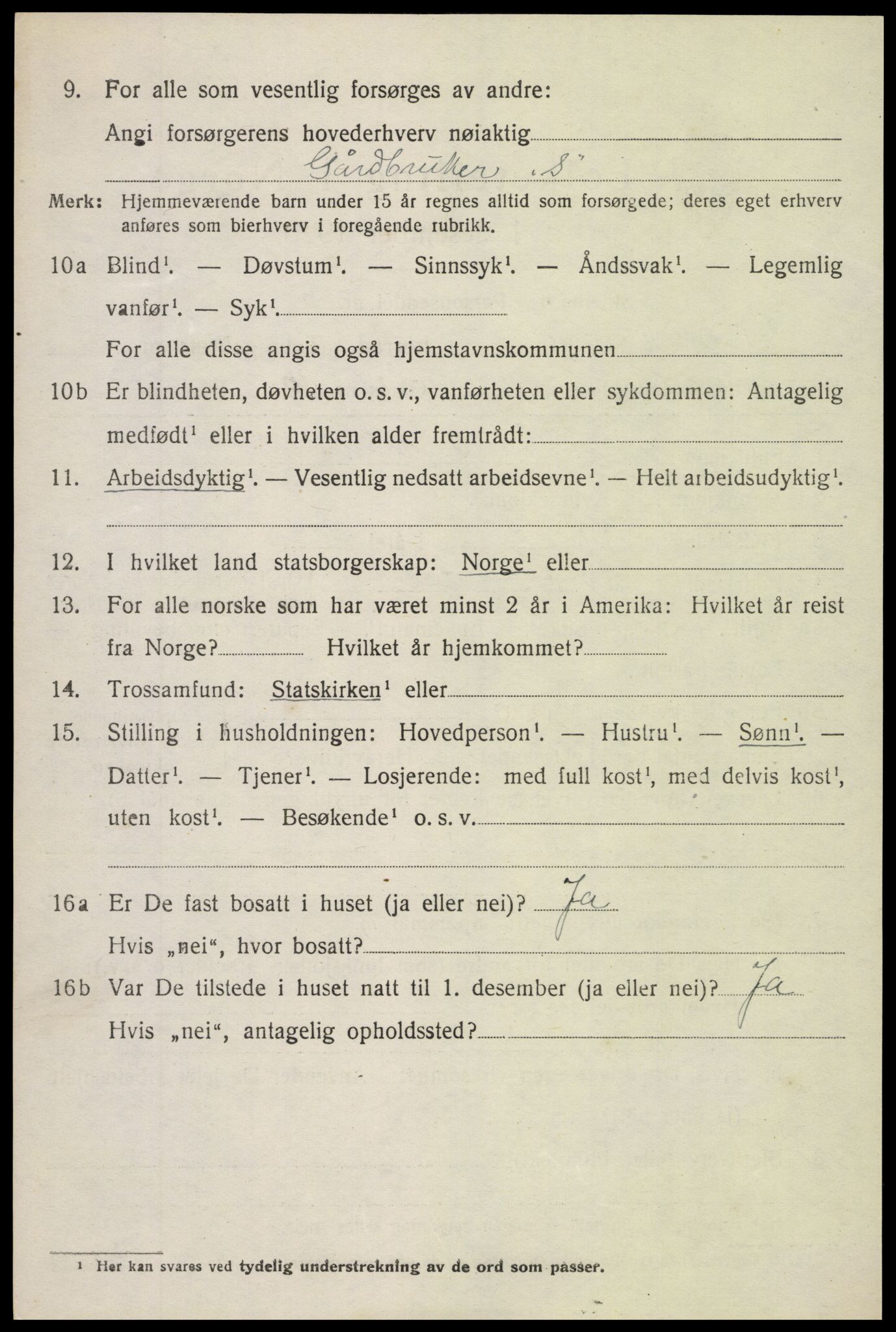 SAH, 1920 census for Sør-Aurdal, 1920, p. 8138