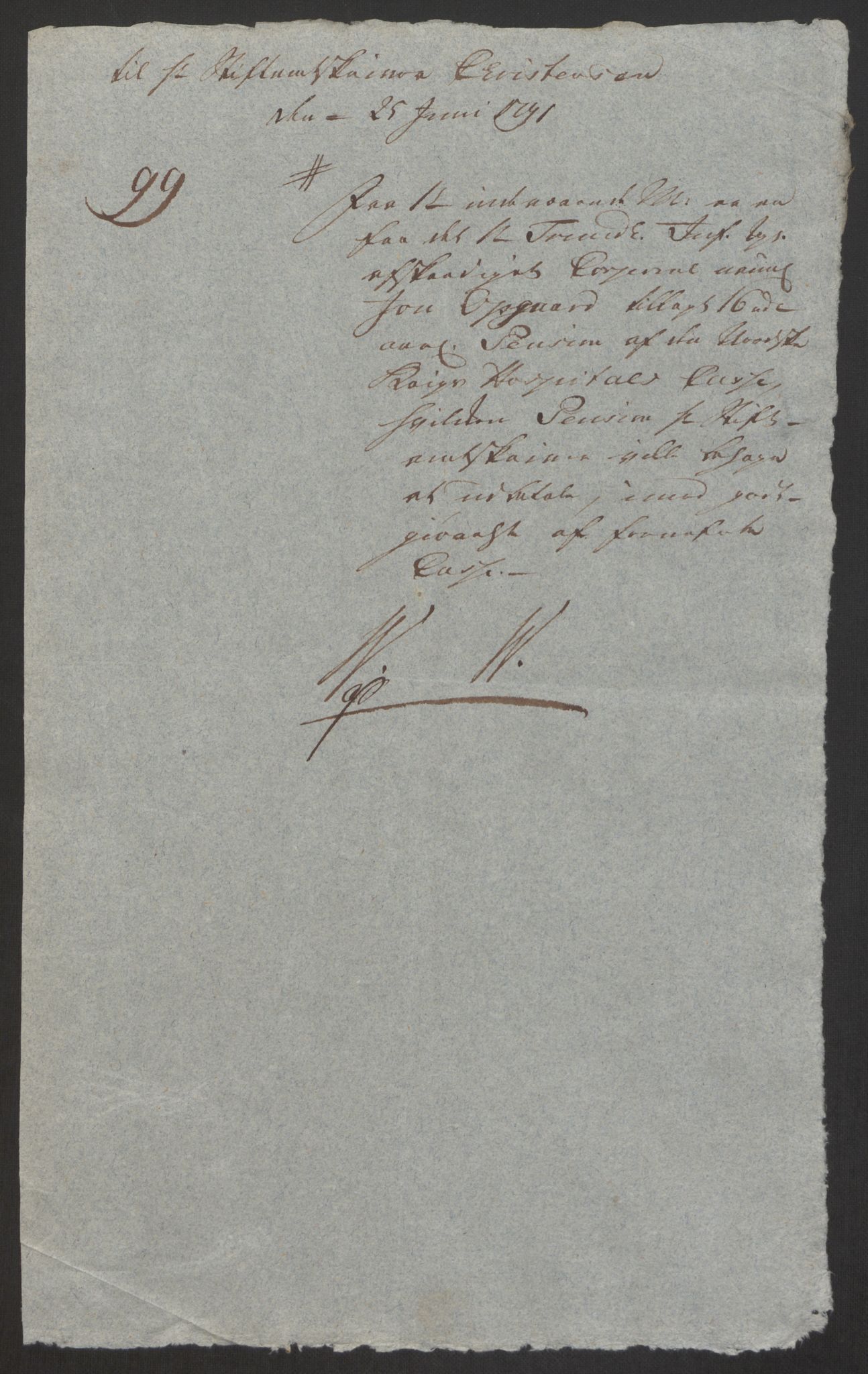 Forsvaret, Den norske kvesthuskasse/krigshospitalkasse, AV/RA-RAFA-1887/F/Fa/L0008: Konsepter, 1790-1793, p. 540