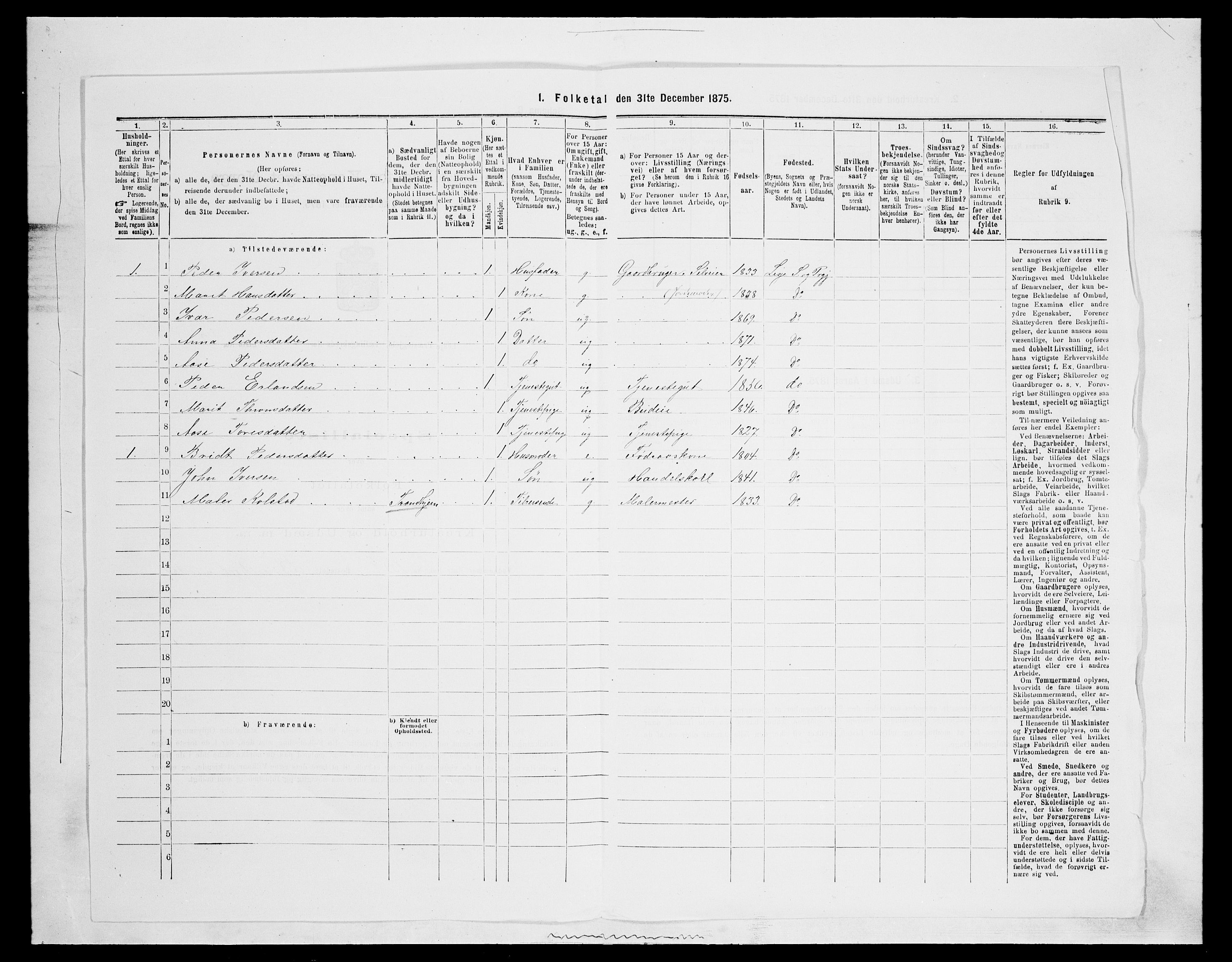 SAH, 1875 census for 0512P Lesja, 1875, p. 548