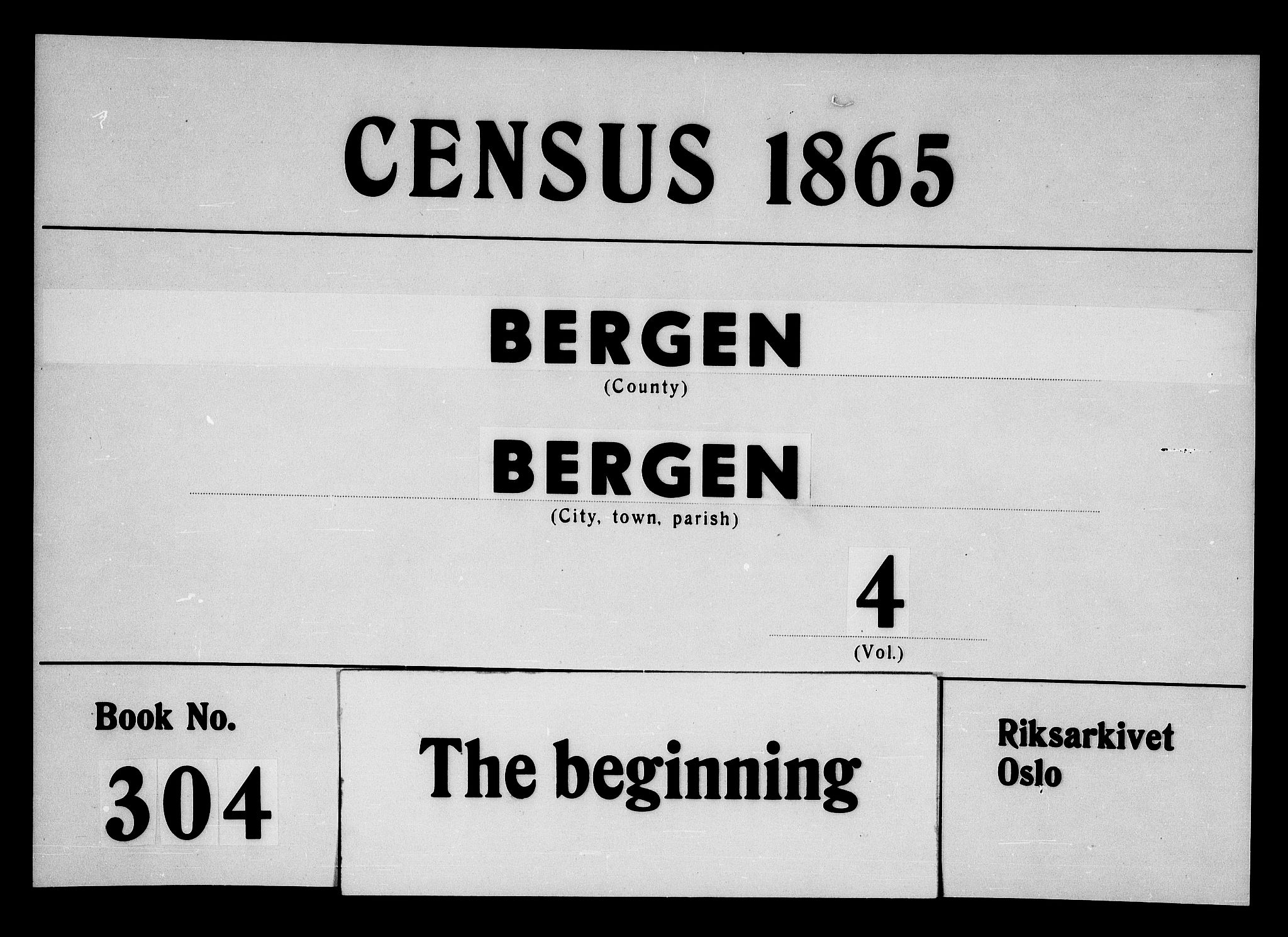 RA, 1865 census for Bergen, 1865, p. 1559