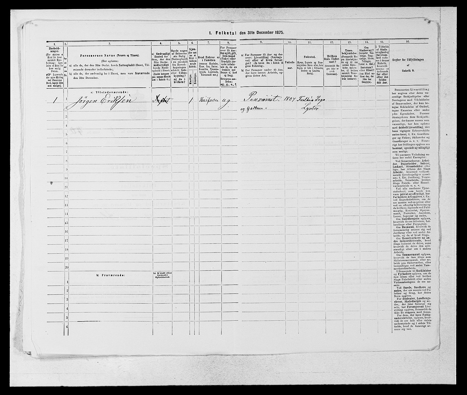SAB, 1875 census for 1426P Luster, 1875, p. 769
