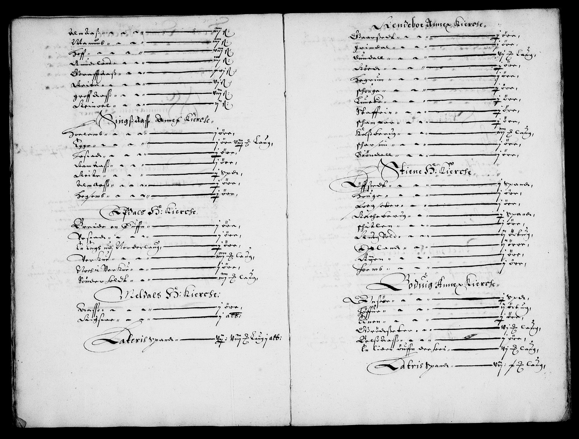 Rentekammeret inntil 1814, Realistisk ordnet avdeling, AV/RA-EA-4070/Fc/Fca/L0004/0003: [Ca IV]  Trondheim stift / "Stichtens Bog", 1654