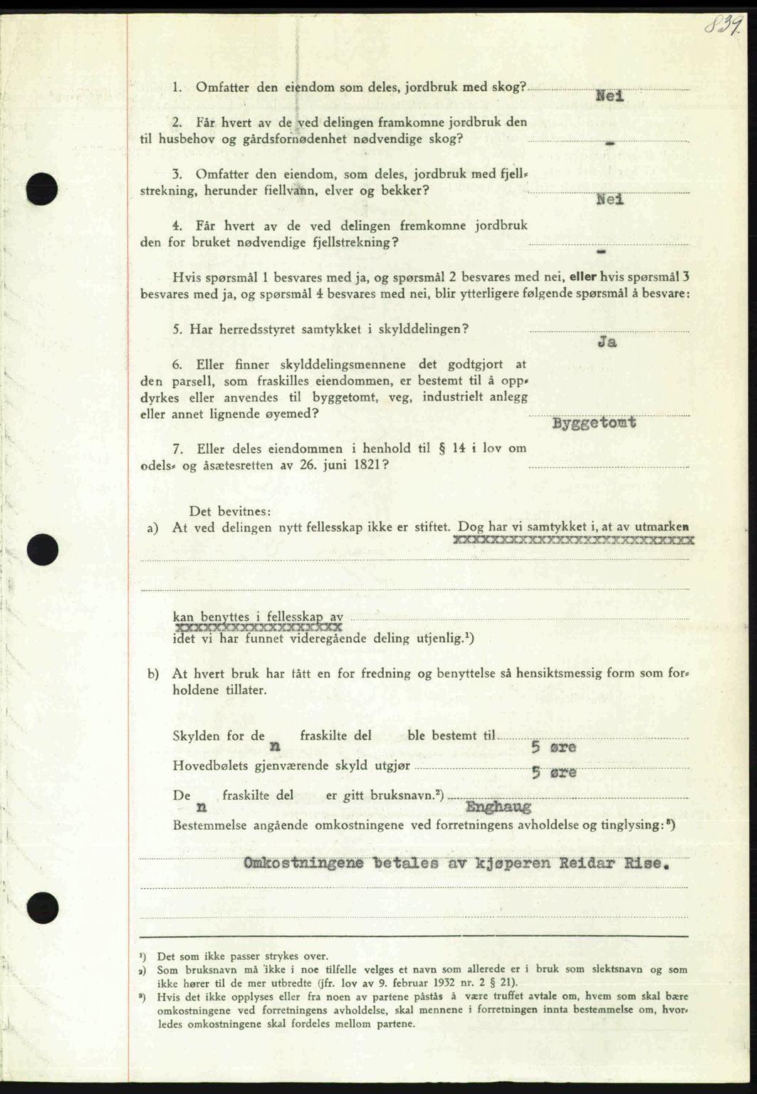 Nordmøre sorenskriveri, AV/SAT-A-4132/1/2/2Ca: Mortgage book no. A109, 1948-1948, Diary no: : 3157/1948