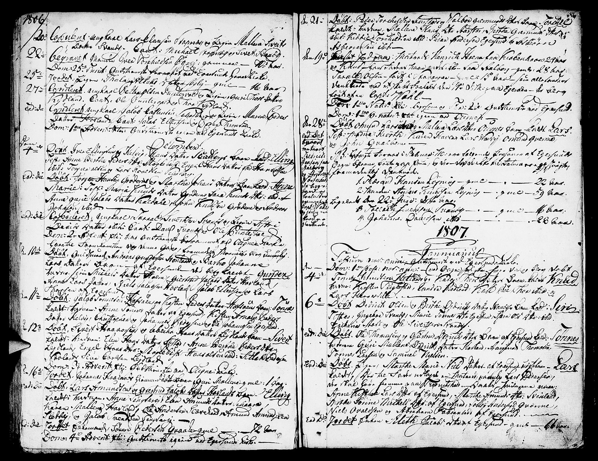 Eigersund sokneprestkontor, SAST/A-101807/S08/L0005: Parish register (official) no. A 5 /1, 1790-1808, p. 86