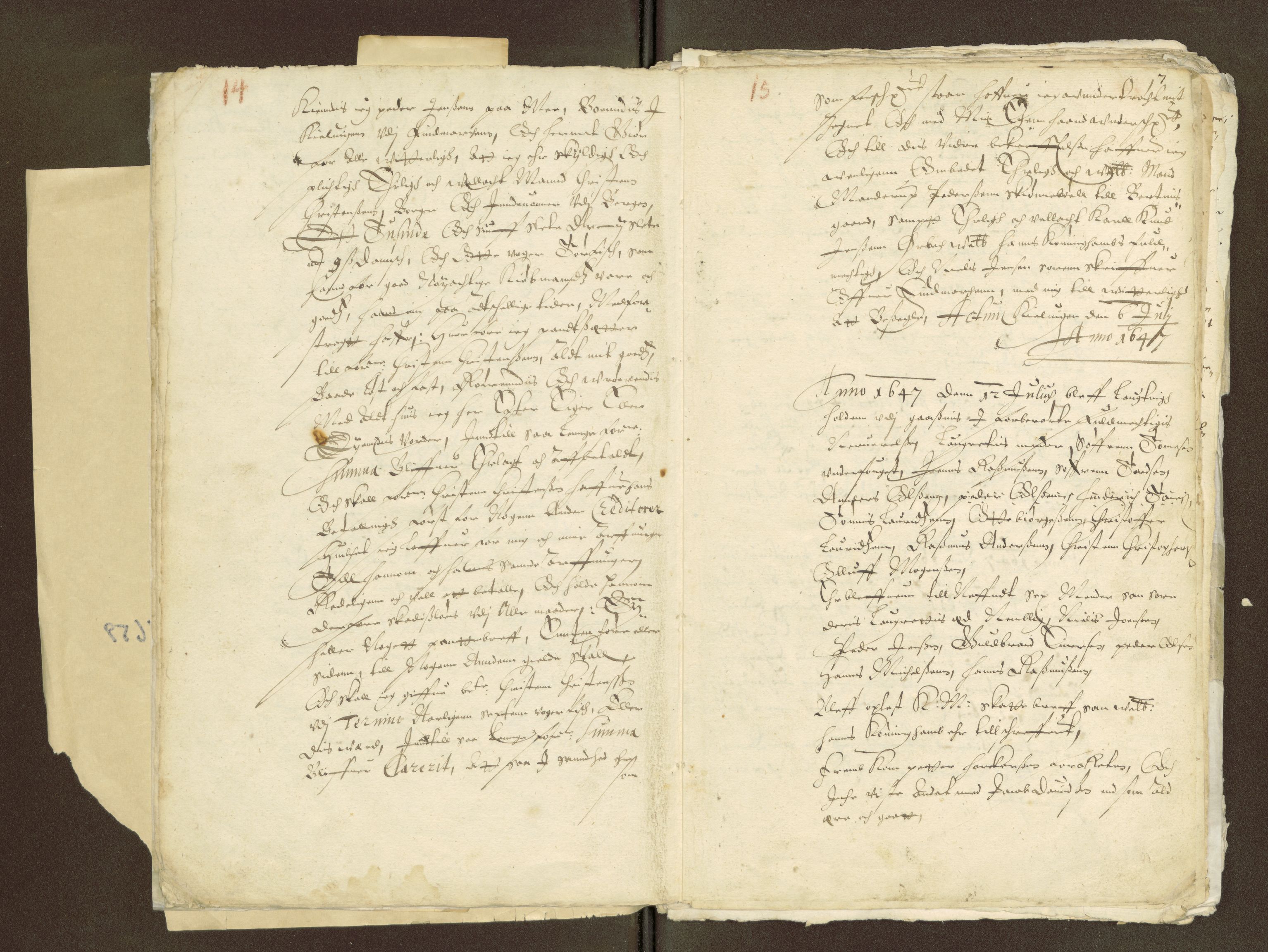 Nordland og Finnmarks lagstol, AV/SAT-A-5608/X/L0001: Lagtingsprotokoll , 1647-1668, p. 14-15