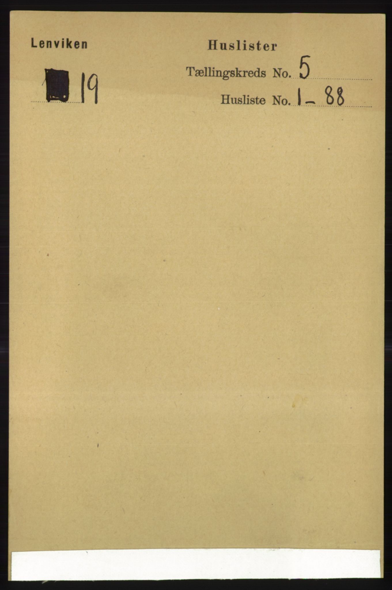 RA, 1891 census for 1931 Lenvik, 1891, p. 2458
