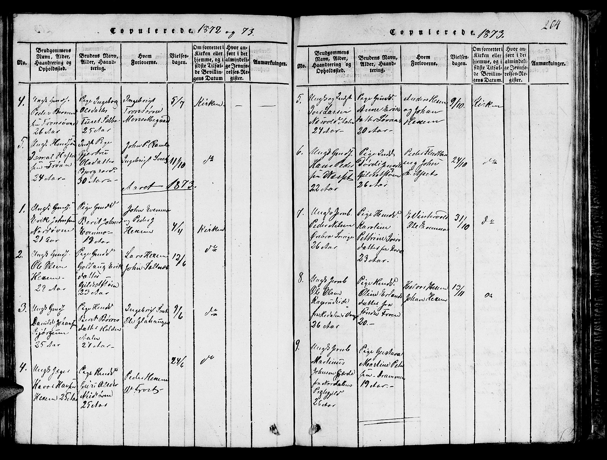 Ministerialprotokoller, klokkerbøker og fødselsregistre - Sør-Trøndelag, SAT/A-1456/685/L0976: Parish register (copy) no. 685C01, 1817-1878, p. 204