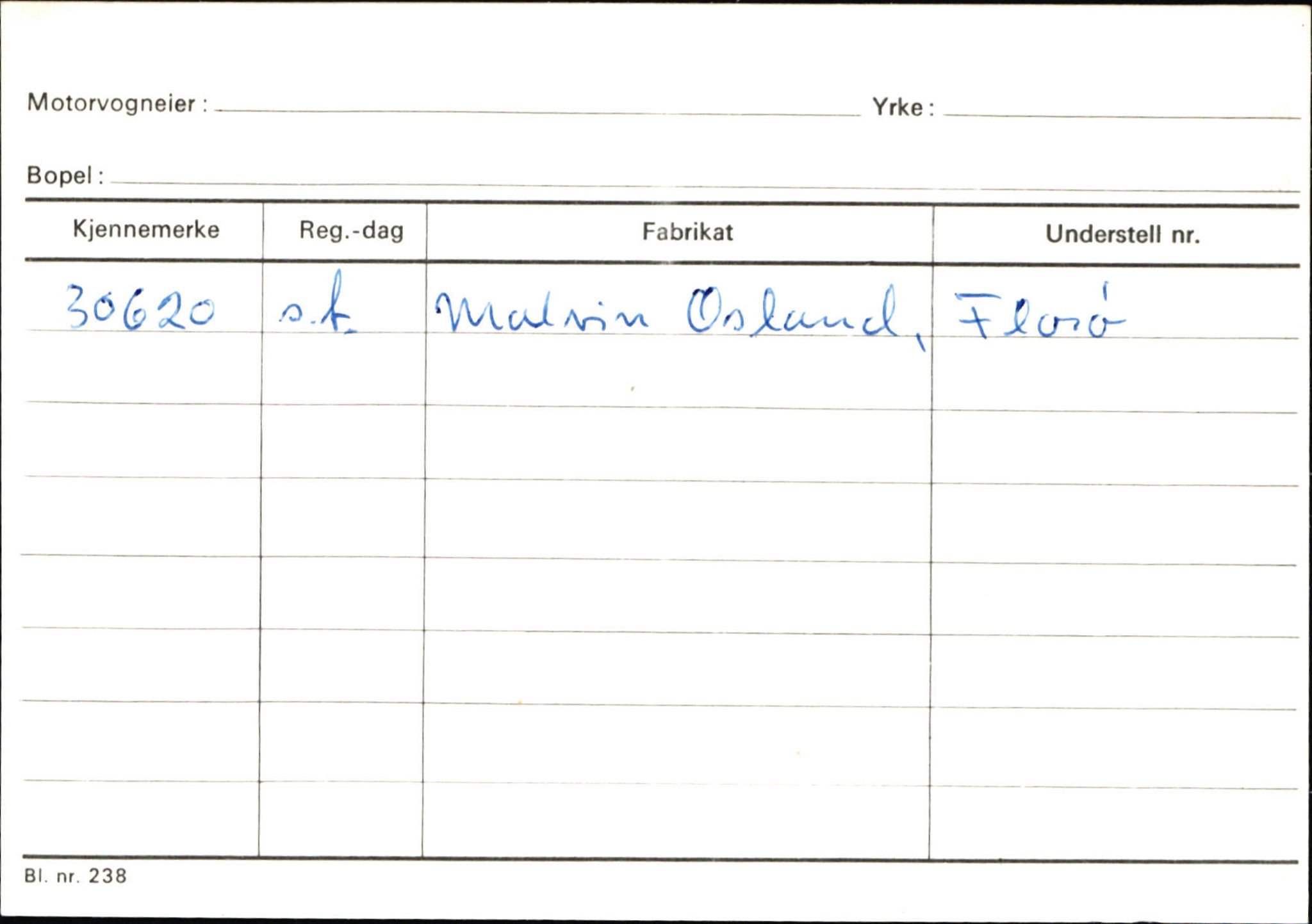 Statens vegvesen, Sogn og Fjordane vegkontor, AV/SAB-A-5301/4/F/L0132: Eigarregister Askvoll A-Å. Balestrand A-Å, 1945-1975, p. 675