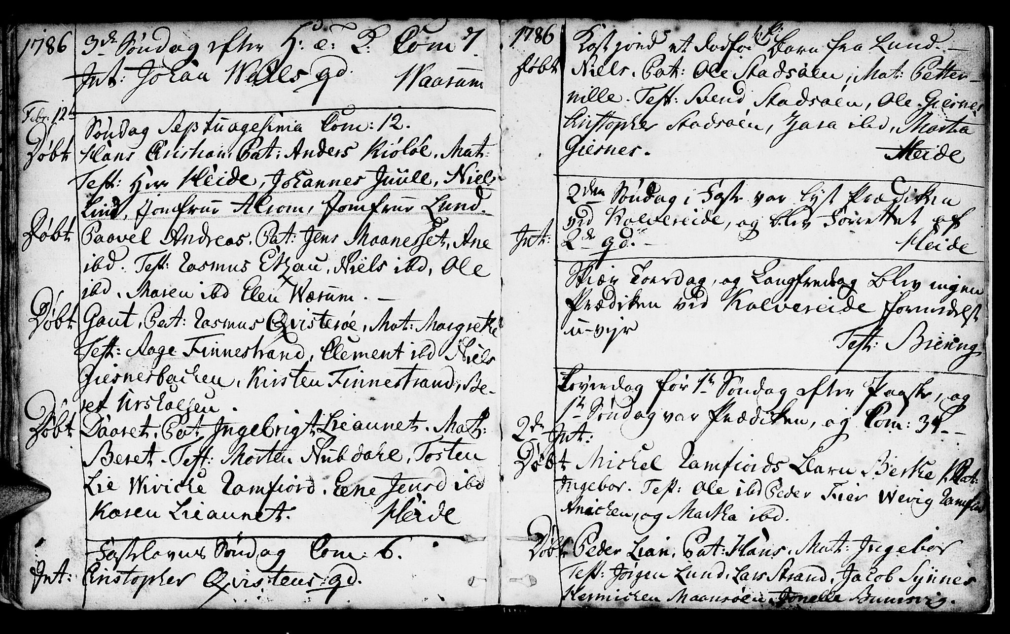 Ministerialprotokoller, klokkerbøker og fødselsregistre - Nord-Trøndelag, AV/SAT-A-1458/780/L0632: Parish register (official) no. 780A01, 1736-1786