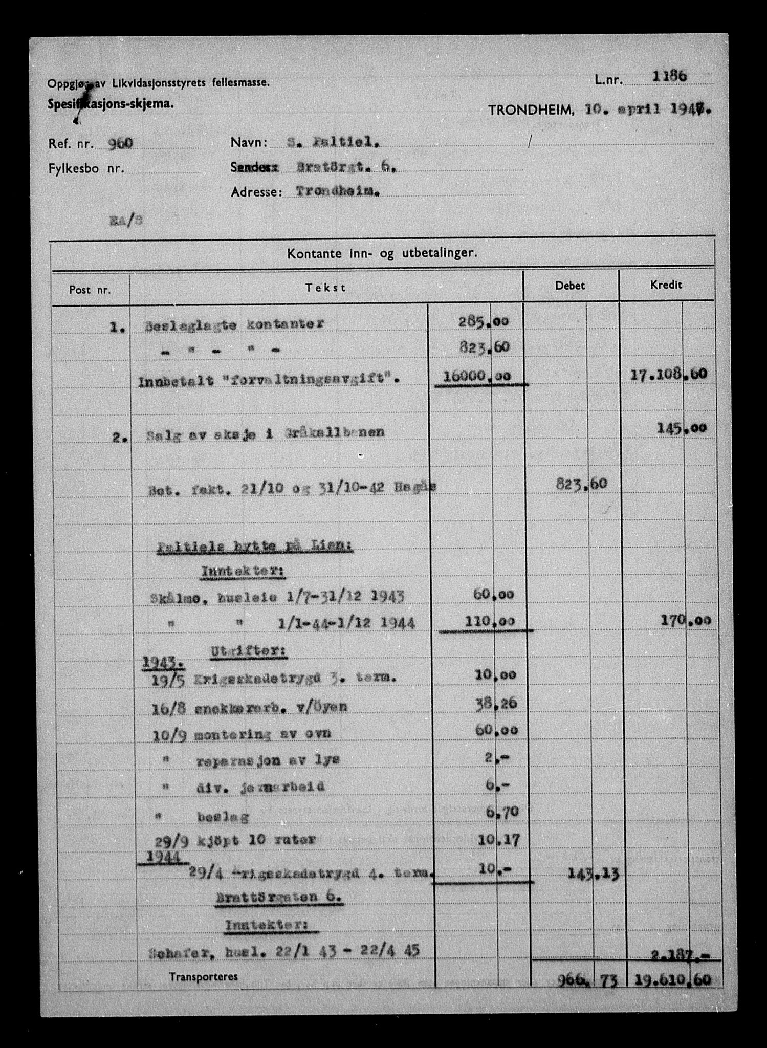 Justisdepartementet, Tilbakeføringskontoret for inndratte formuer, AV/RA-S-1564/H/Hc/Hca/L0906: --, 1945-1947, p. 355