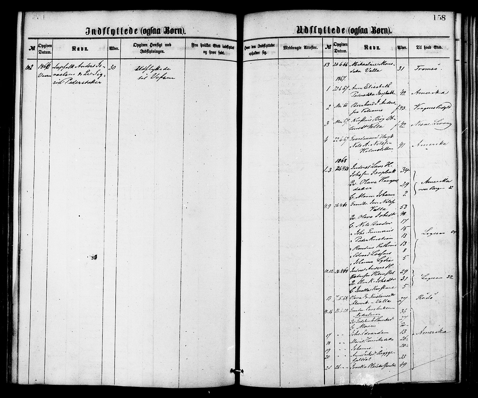 Ministerialprotokoller, klokkerbøker og fødselsregistre - Nordland, SAT/A-1459/826/L0378: Parish register (official) no. 826A01, 1865-1878, p. 158