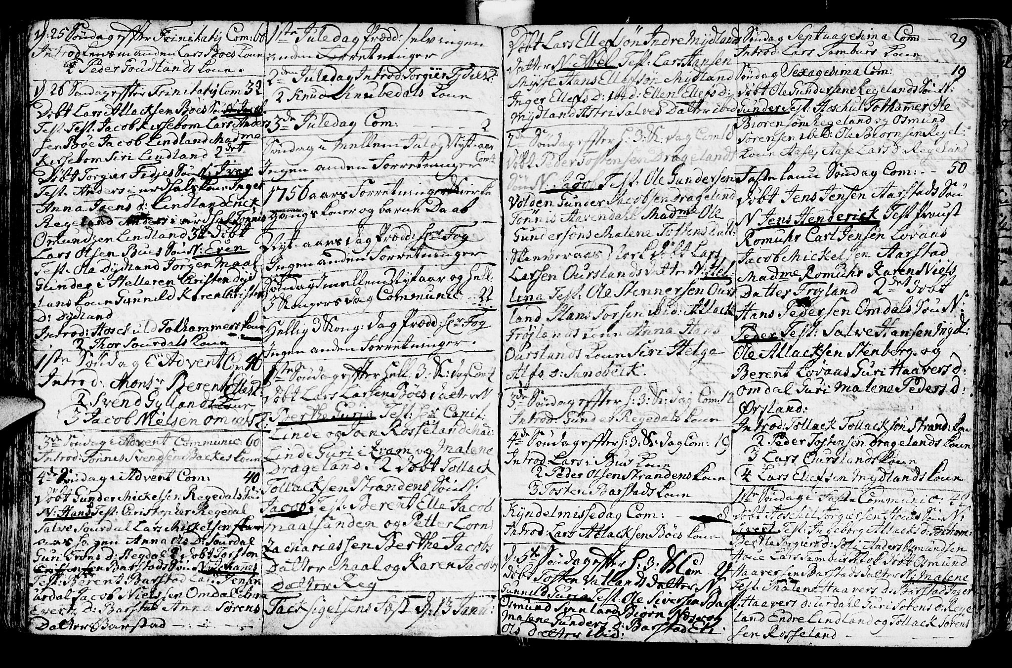 Sokndal sokneprestkontor, AV/SAST-A-101808: Parish register (official) no. A 3, 1740-1806