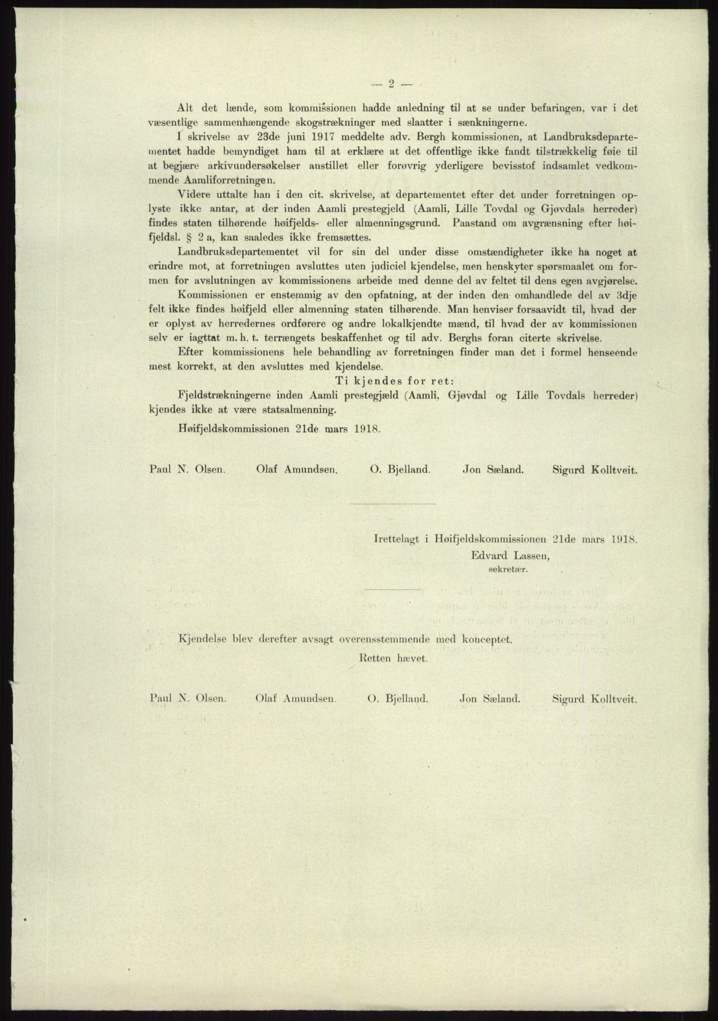 Høyfjellskommisjonen, AV/RA-S-1546/X/Xa/L0001: Nr. 1-33, 1909-1953, p. 1319