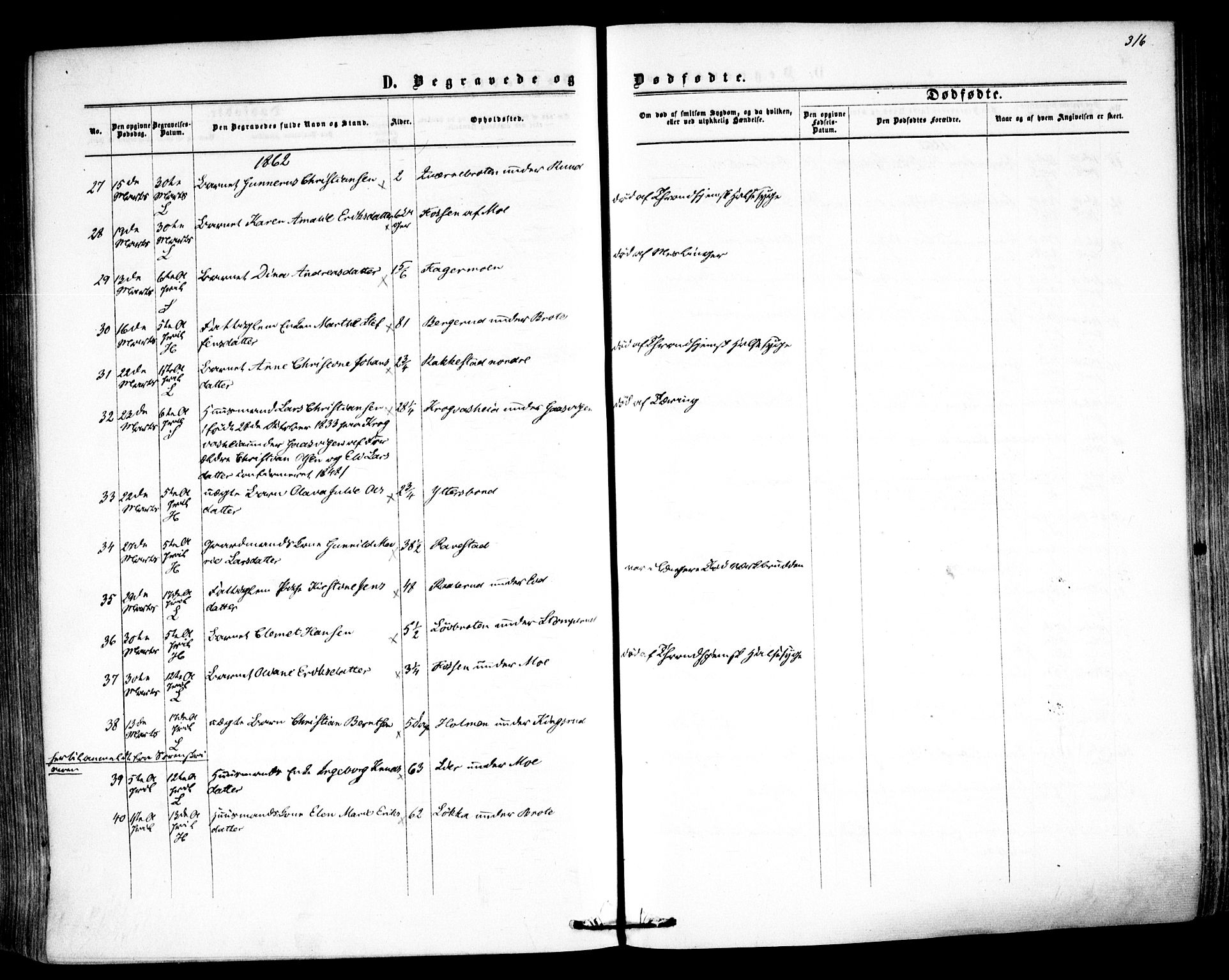 Høland prestekontor Kirkebøker, AV/SAO-A-10346a/F/Fa/L0011: Parish register (official) no. I 11, 1862-1869, p. 316