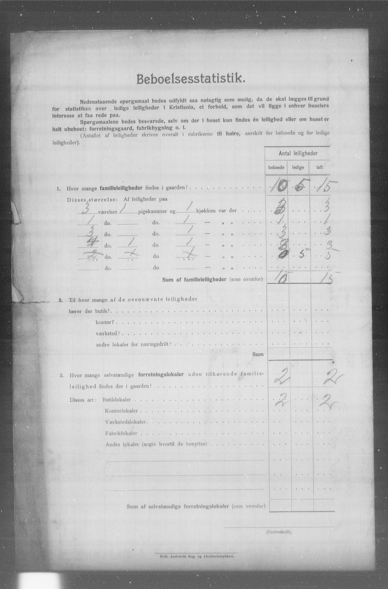 OBA, Municipal Census 1904 for Kristiania, 1904, p. 23103