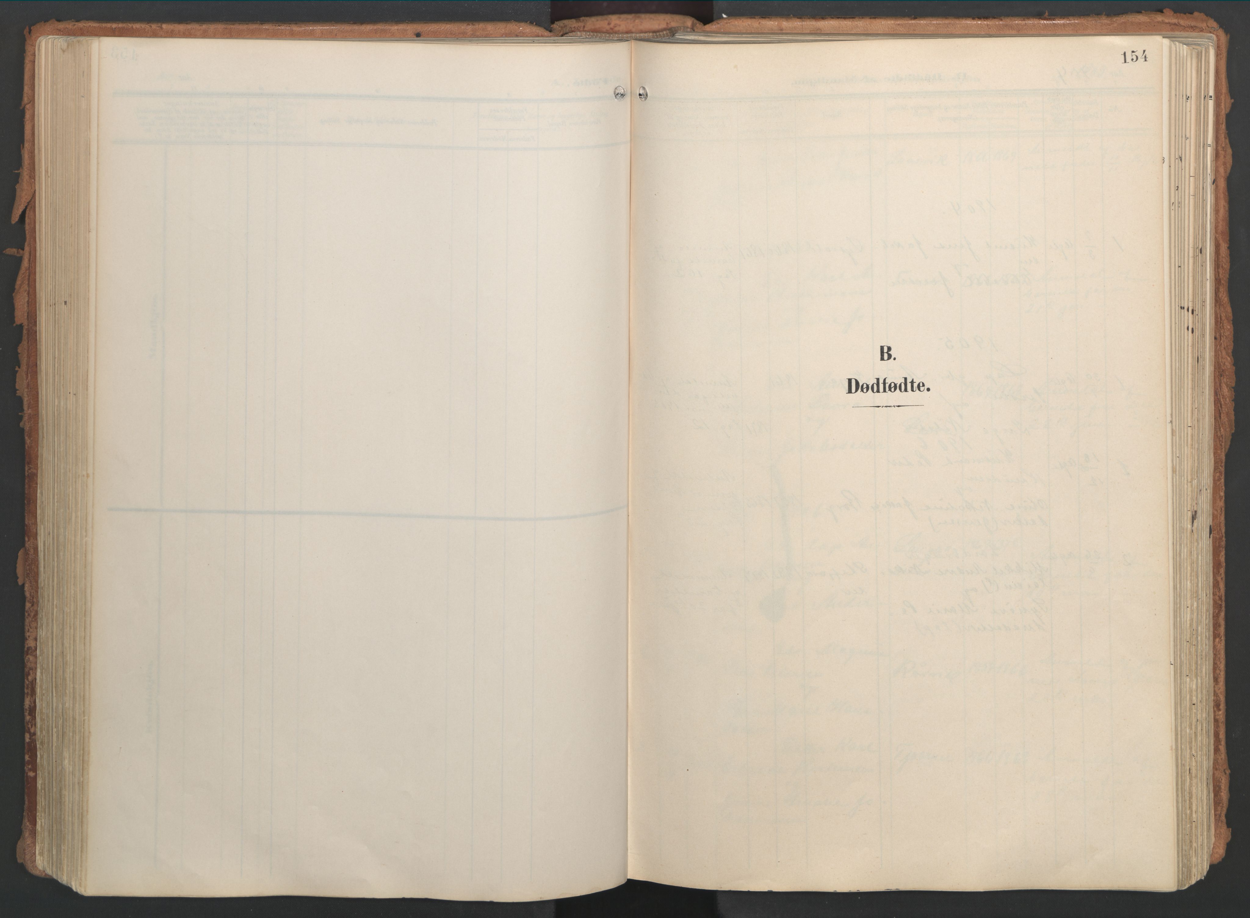 Ministerialprotokoller, klokkerbøker og fødselsregistre - Nordland, SAT/A-1459/861/L0871: Parish register (official) no. 861A06, 1903-1916, p. 154