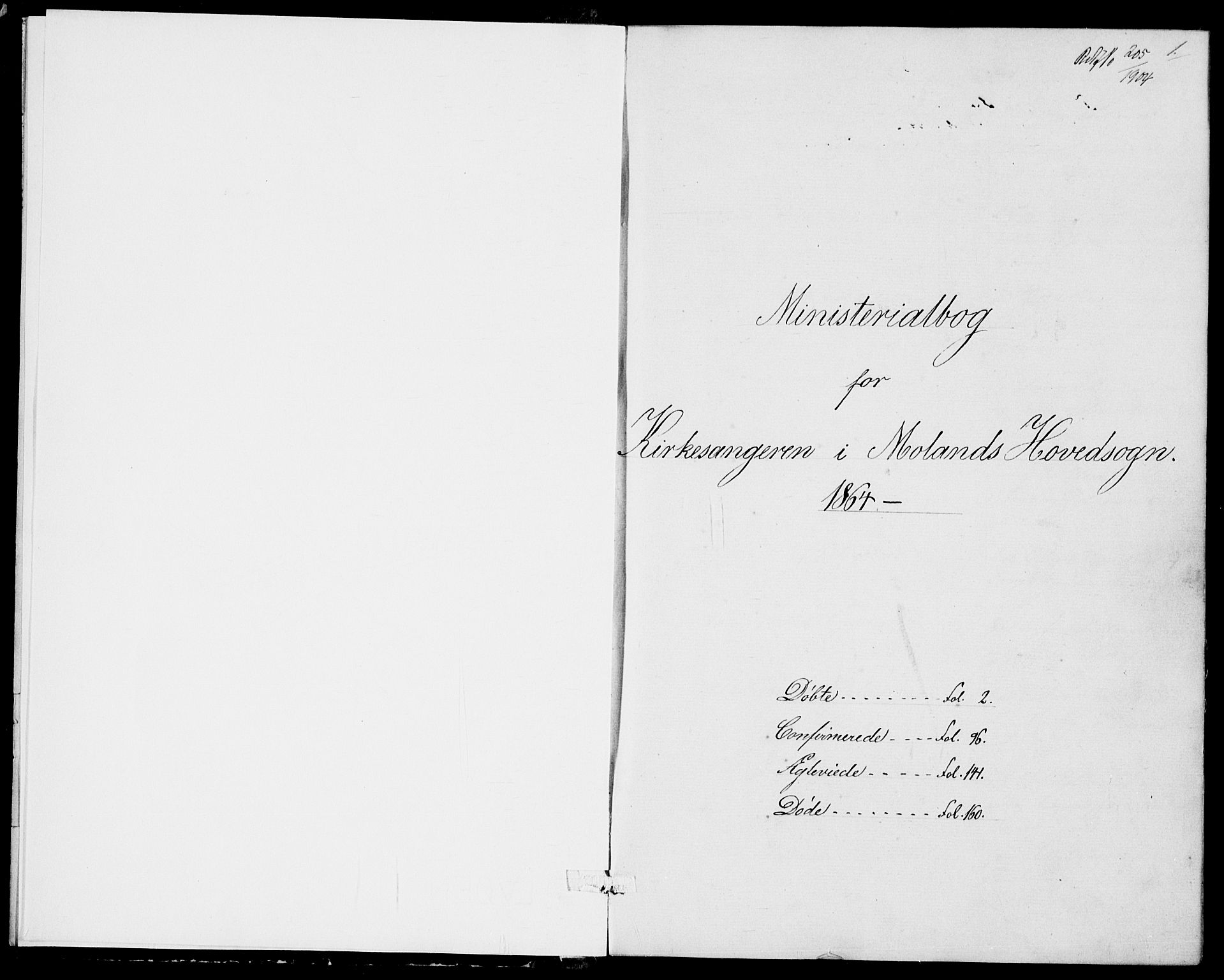 Fyresdal kirkebøker, SAKO/A-263/G/Ga/L0004: Parish register (copy) no. I 4, 1864-1892, p. 1