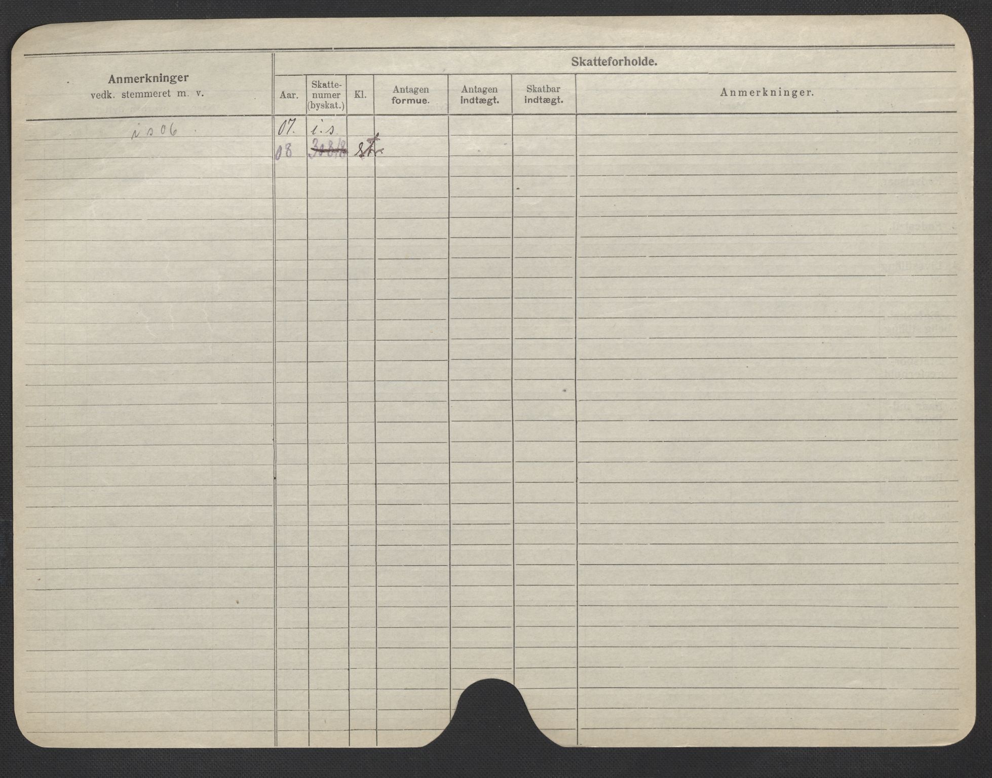 Oslo folkeregister, Registerkort, AV/SAO-A-11715/F/Fa/Fac/L0020: Kvinner, 1906-1914, p. 23b