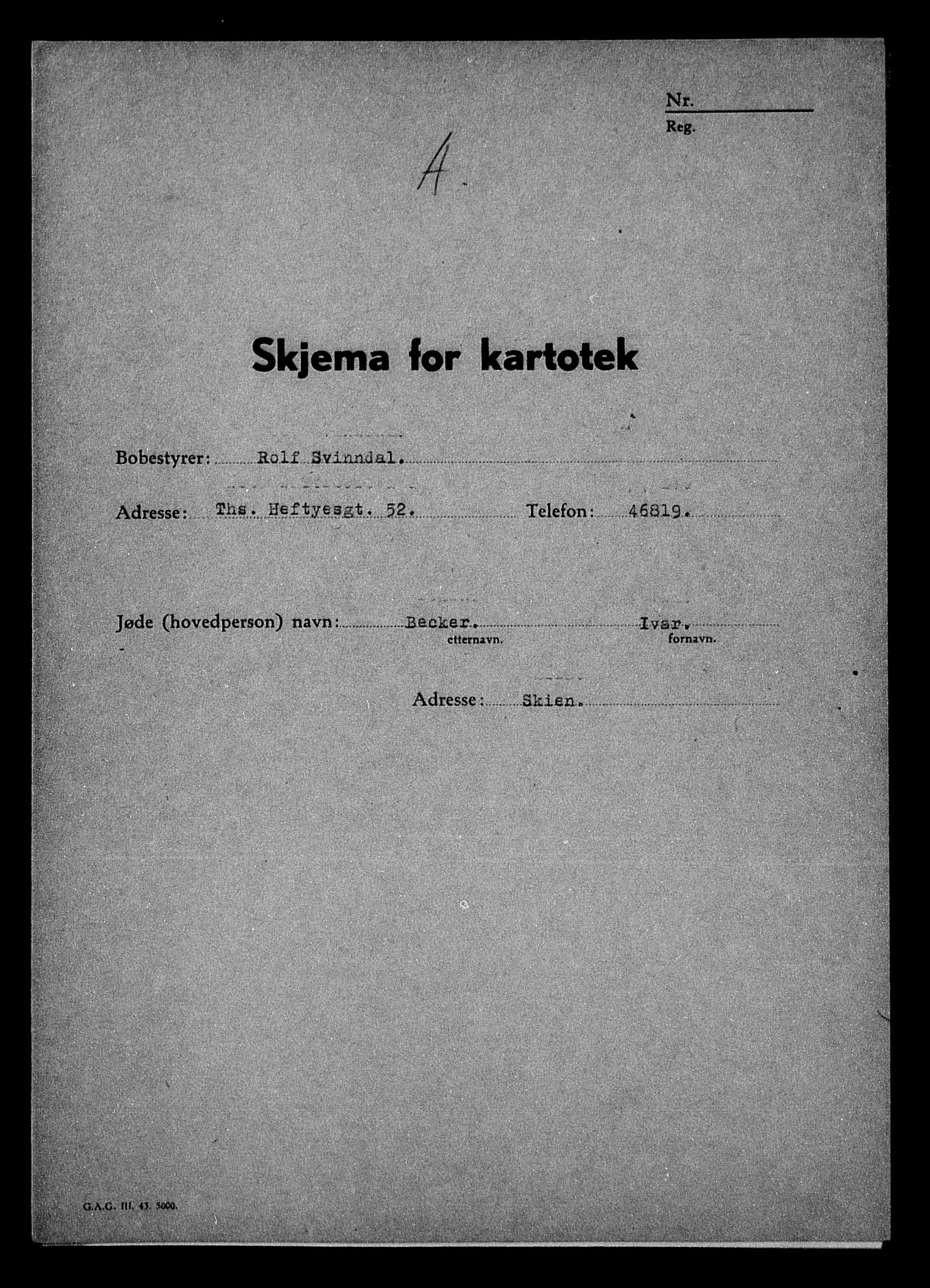 Justisdepartementet, Tilbakeføringskontoret for inndratte formuer, RA/S-1564/H/Hc/Hcd/L0990: --, 1945-1947, p. 235