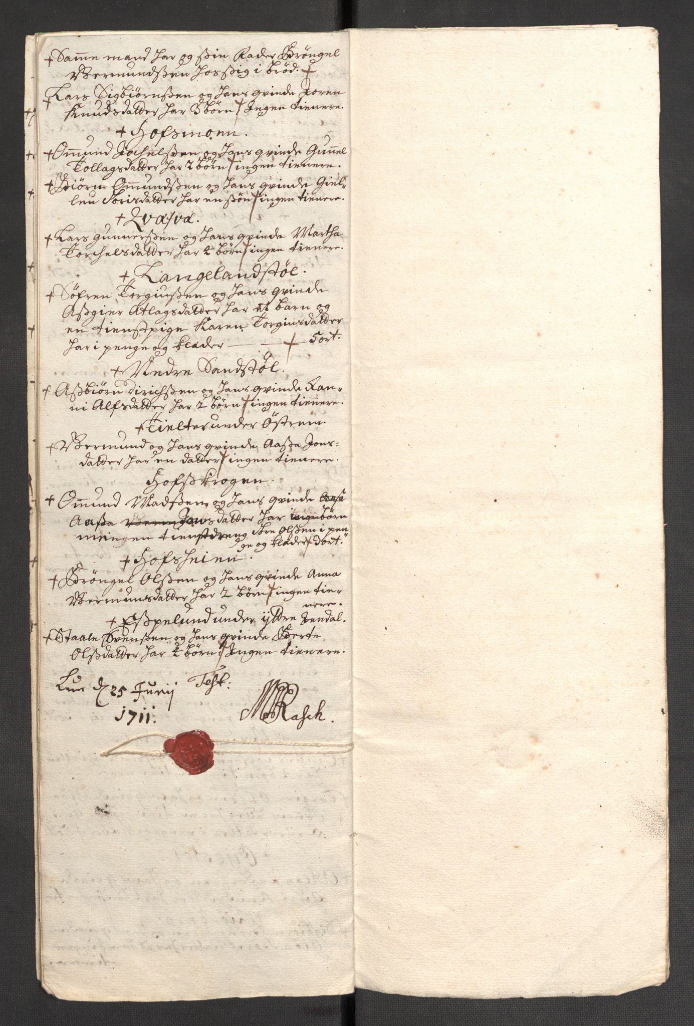 Rentekammeret inntil 1814, Reviderte regnskaper, Fogderegnskap, AV/RA-EA-4092/R46/L2735: Fogderegnskap Jæren og Dalane, 1711, p. 447