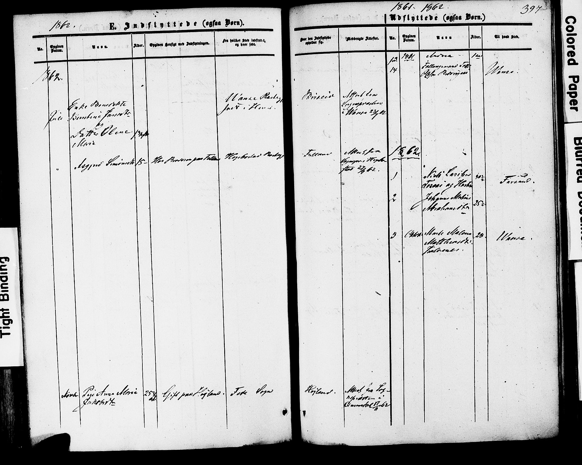 Herad sokneprestkontor, AV/SAK-1111-0018/F/Fa/Faa/L0005: Parish register (official) no. A 5, 1853-1886, p. 397