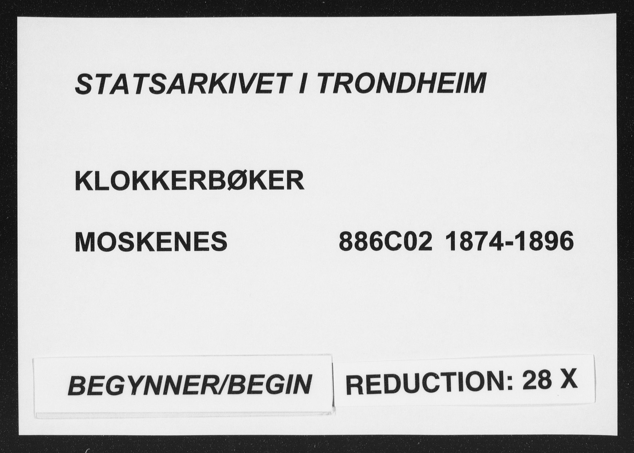 Ministerialprotokoller, klokkerbøker og fødselsregistre - Nordland, SAT/A-1459/886/L1225: Parish register (copy) no. 886C02, 1874-1896