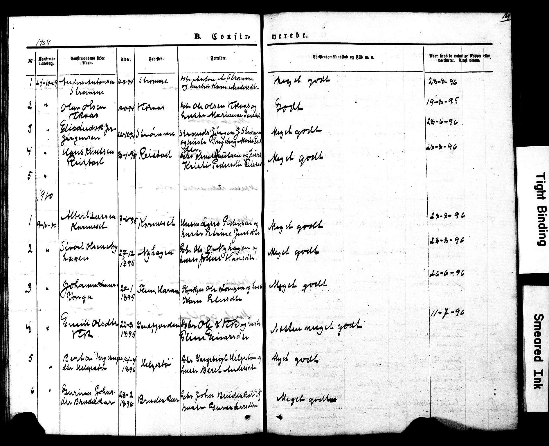 Ministerialprotokoller, klokkerbøker og fødselsregistre - Møre og Romsdal, SAT/A-1454/550/L0618: Parish register (copy) no. 550C01, 1870-1927, p. 169