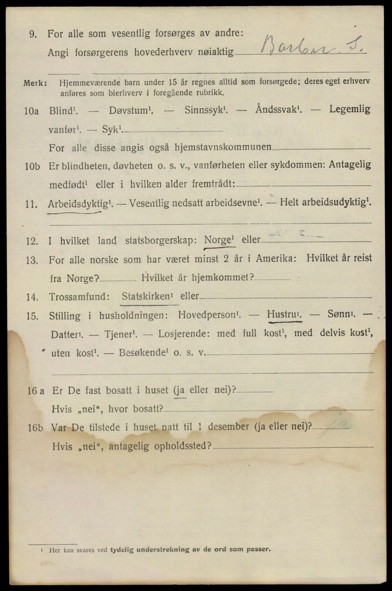 SAO, 1920 census for Aker, 1920, p. 125921