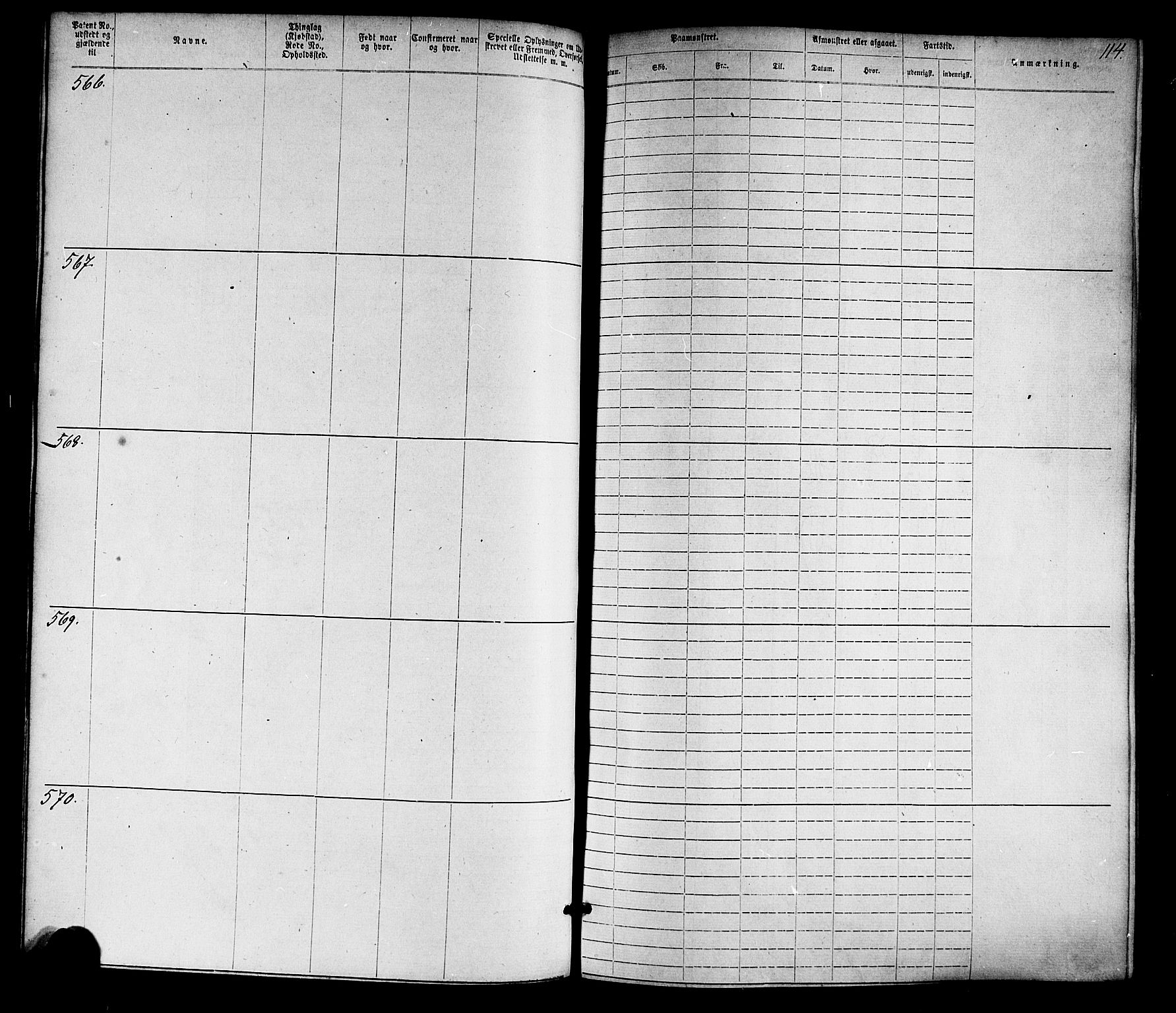 Farsund mønstringskrets, SAK/2031-0017/F/Fa/L0005: Annotasjonsrulle nr 1-1910 med register, Z-2, 1869-1877, p. 142