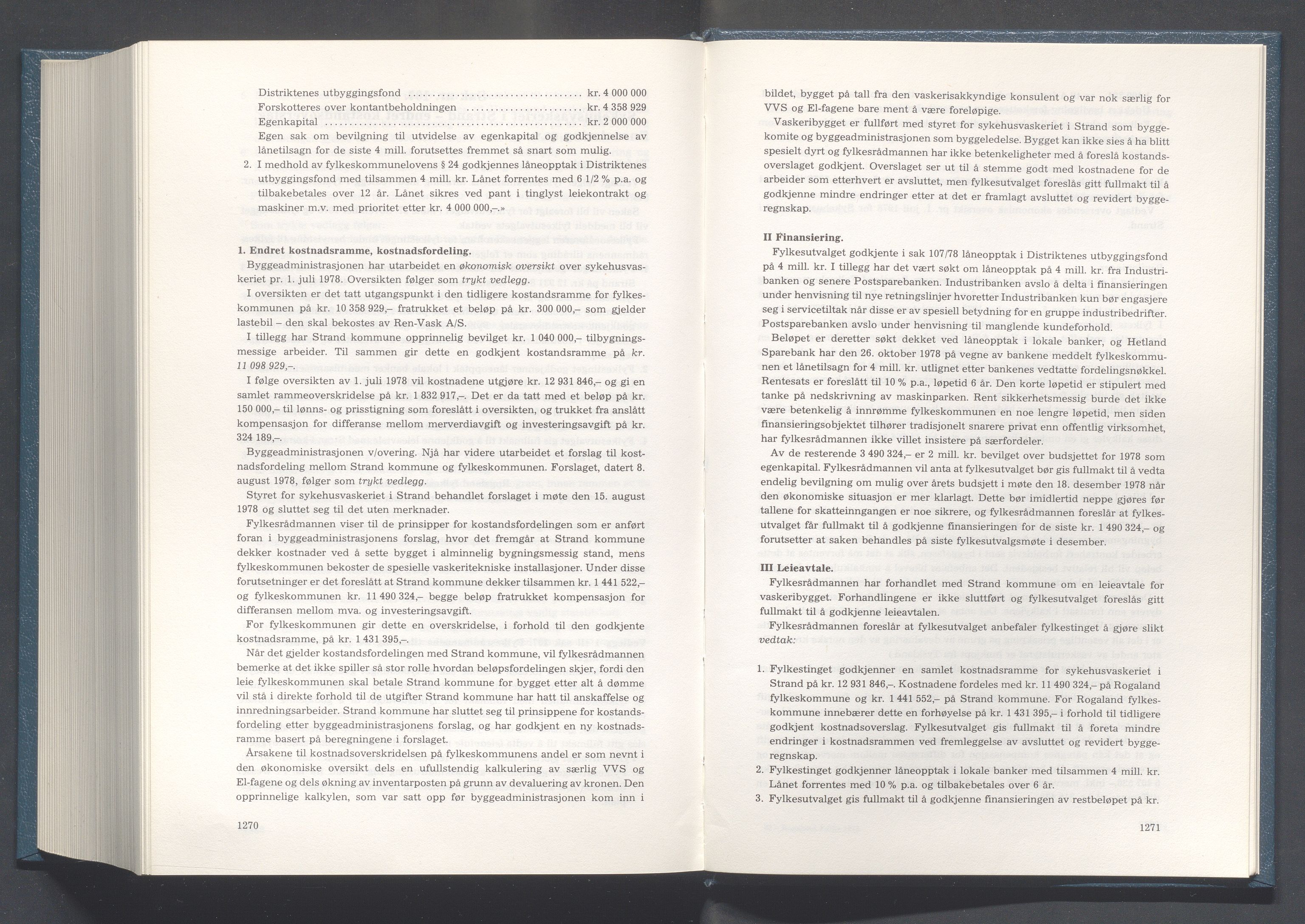 Rogaland fylkeskommune - Fylkesrådmannen , IKAR/A-900/A/Aa/Aaa/L0098: Møtebok , 1978, p. 1270-1271