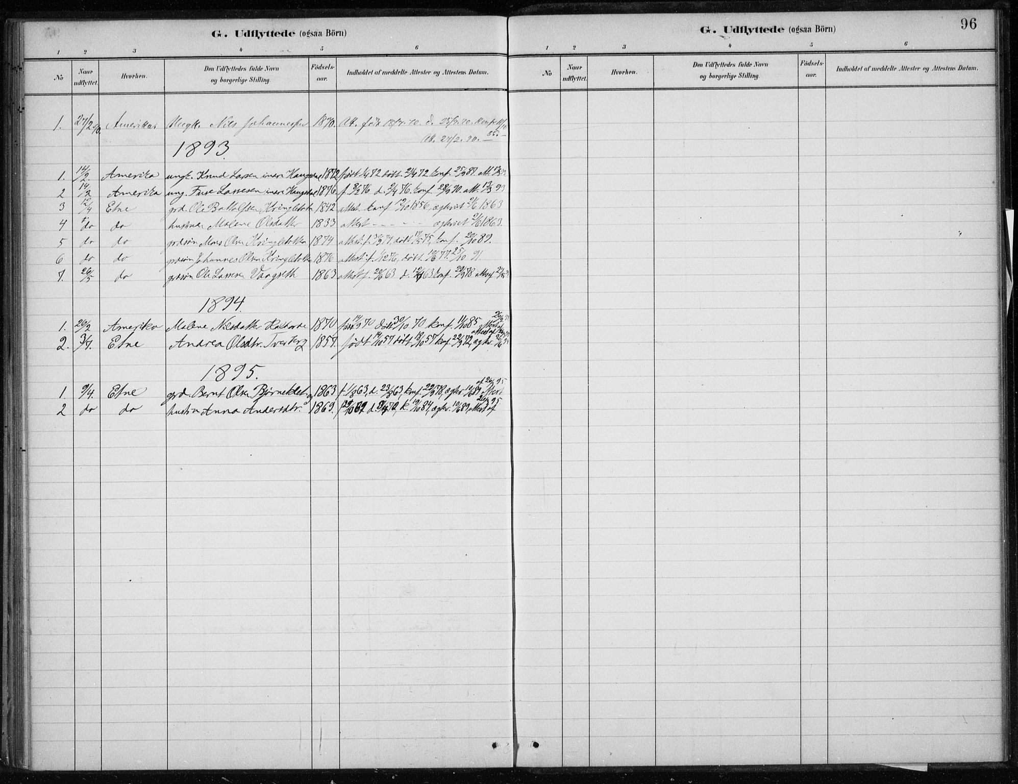 Masfjorden Sokneprestembete, AV/SAB-A-77001: Parish register (official) no. C  1, 1882-1896, p. 96