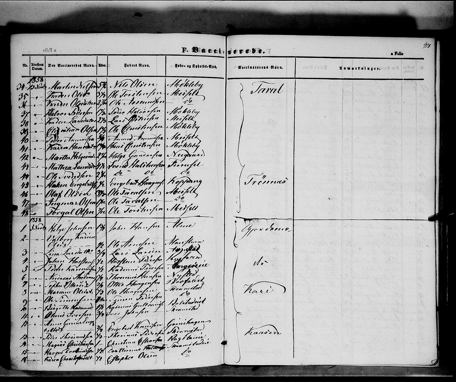 Åmot prestekontor, Hedmark, AV/SAH-PREST-056/H/Ha/Haa/L0006: Parish register (official) no. 6, 1842-1861, p. 408
